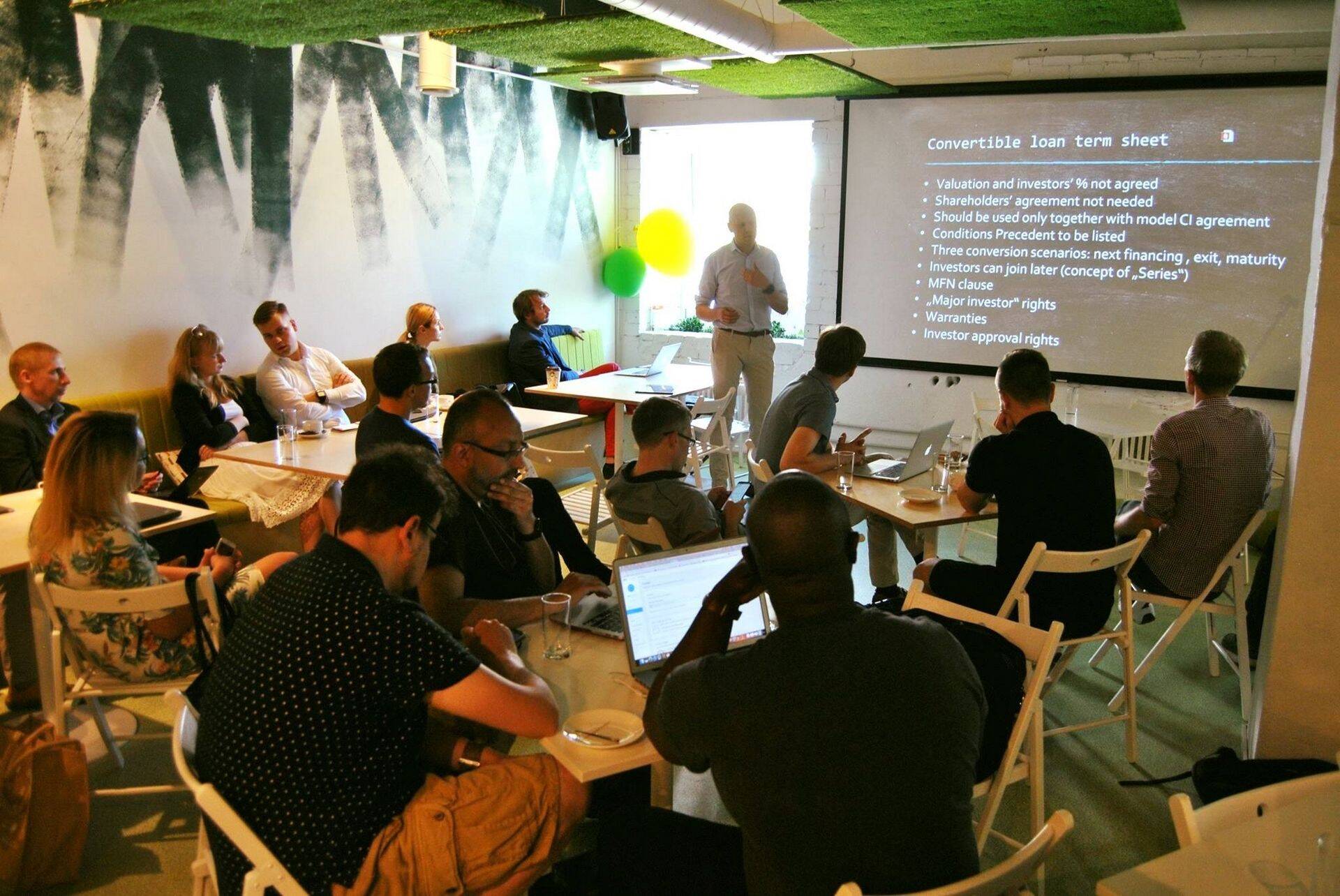 Dokumentide tutvustaminse start-up'idele