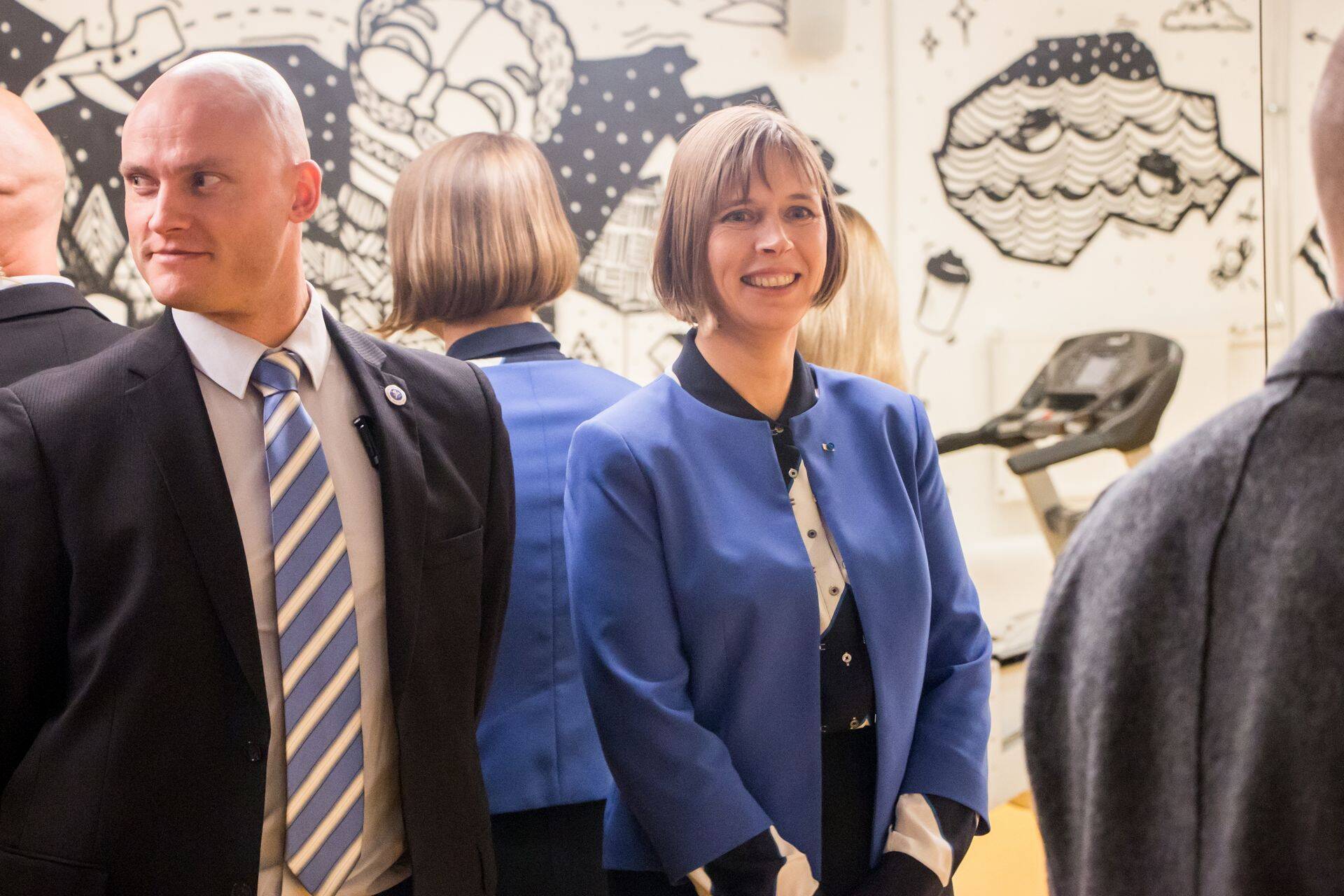 Eesti president Kersti Kaljulaid Hektor Design Hostelis