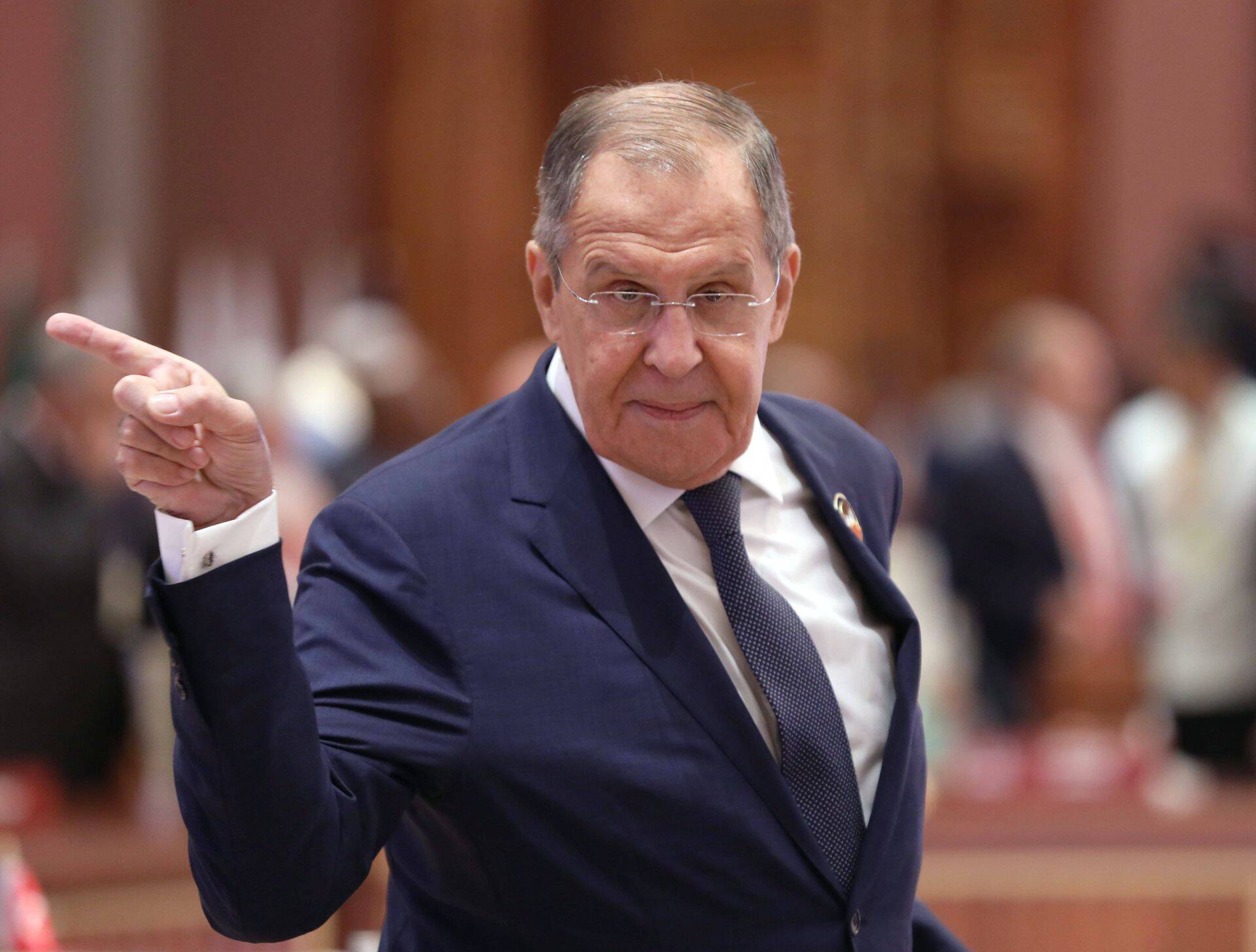 Глава МИД России Сергей Лавров на саммите G20.