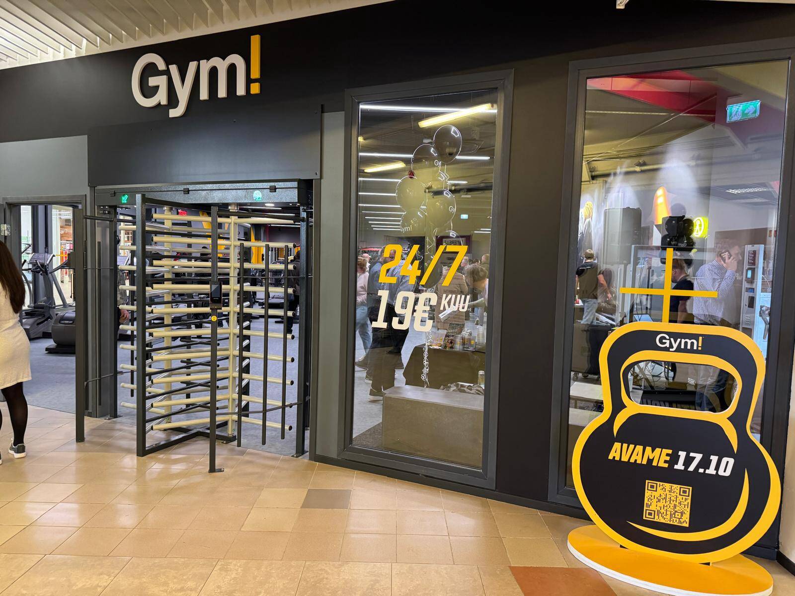 Uue kontseptsiooniga Gym! Kerese Keskuses