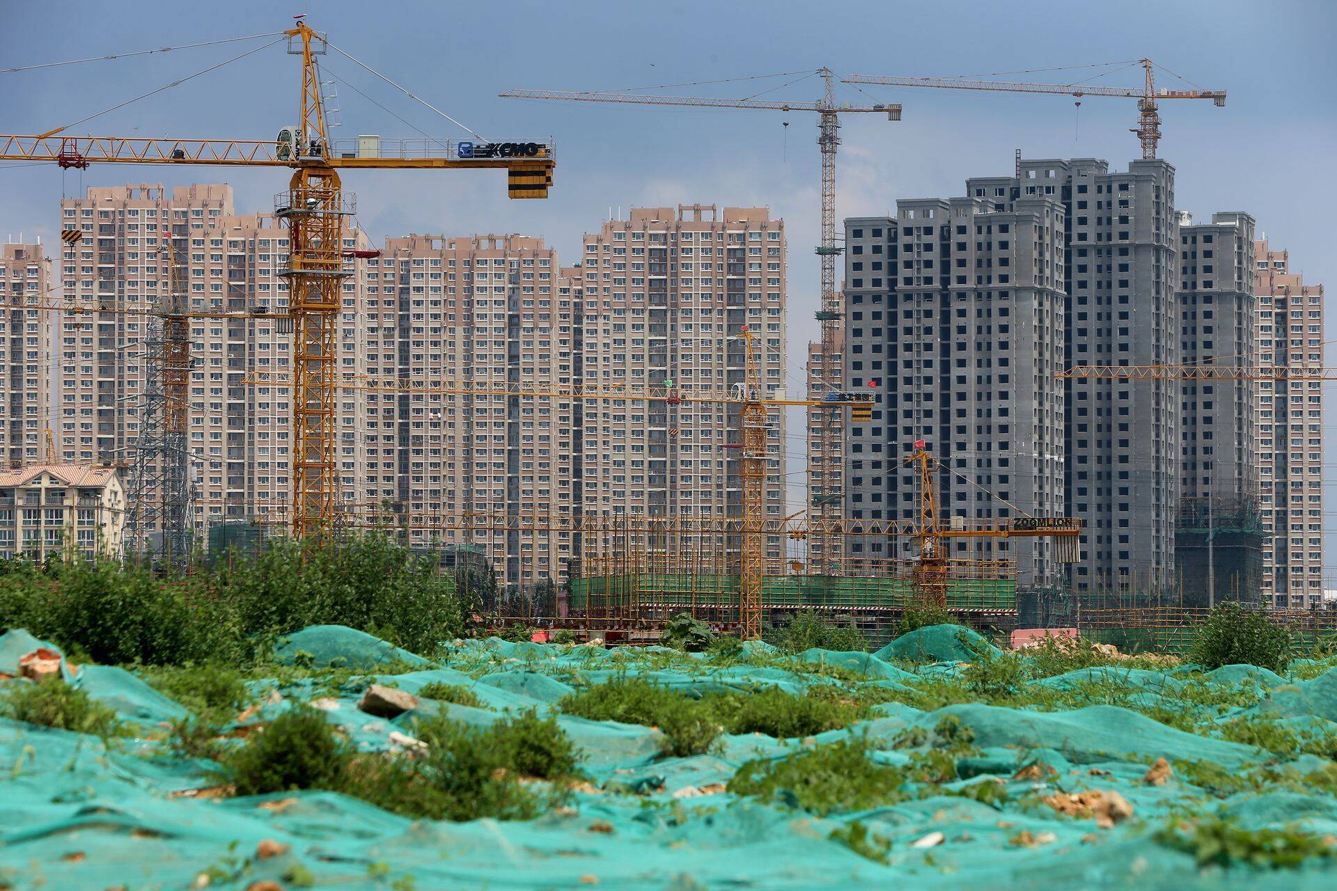 Ehitustööd Qingdao linnas