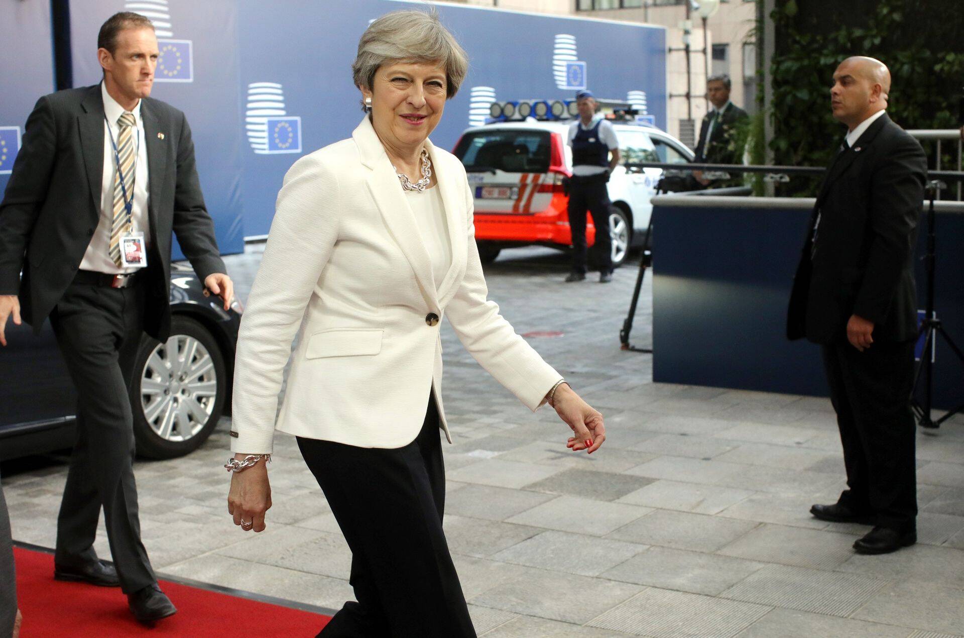 Theresa May neljapäeval Euroopa Ülemkogul.