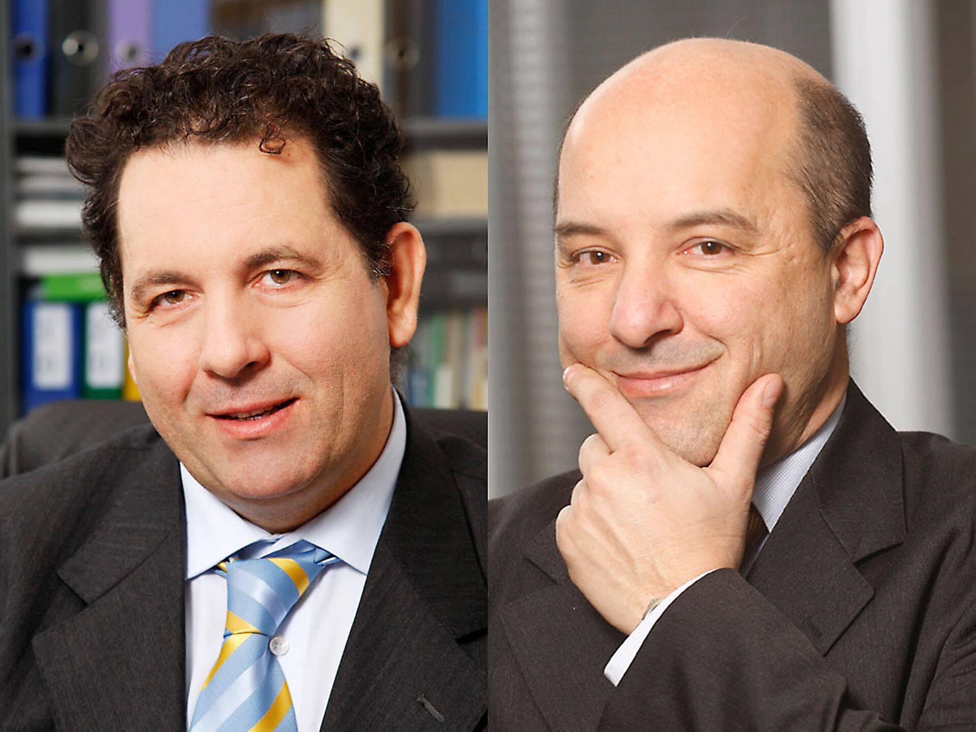 Riccardo Lelmi (vasakul) ja Enrico Gino Levi (paremal) toimetasid pärast Sulev Seppikut edasi ärides, millesse sisenes Panama firma Lynx Investments foundation.