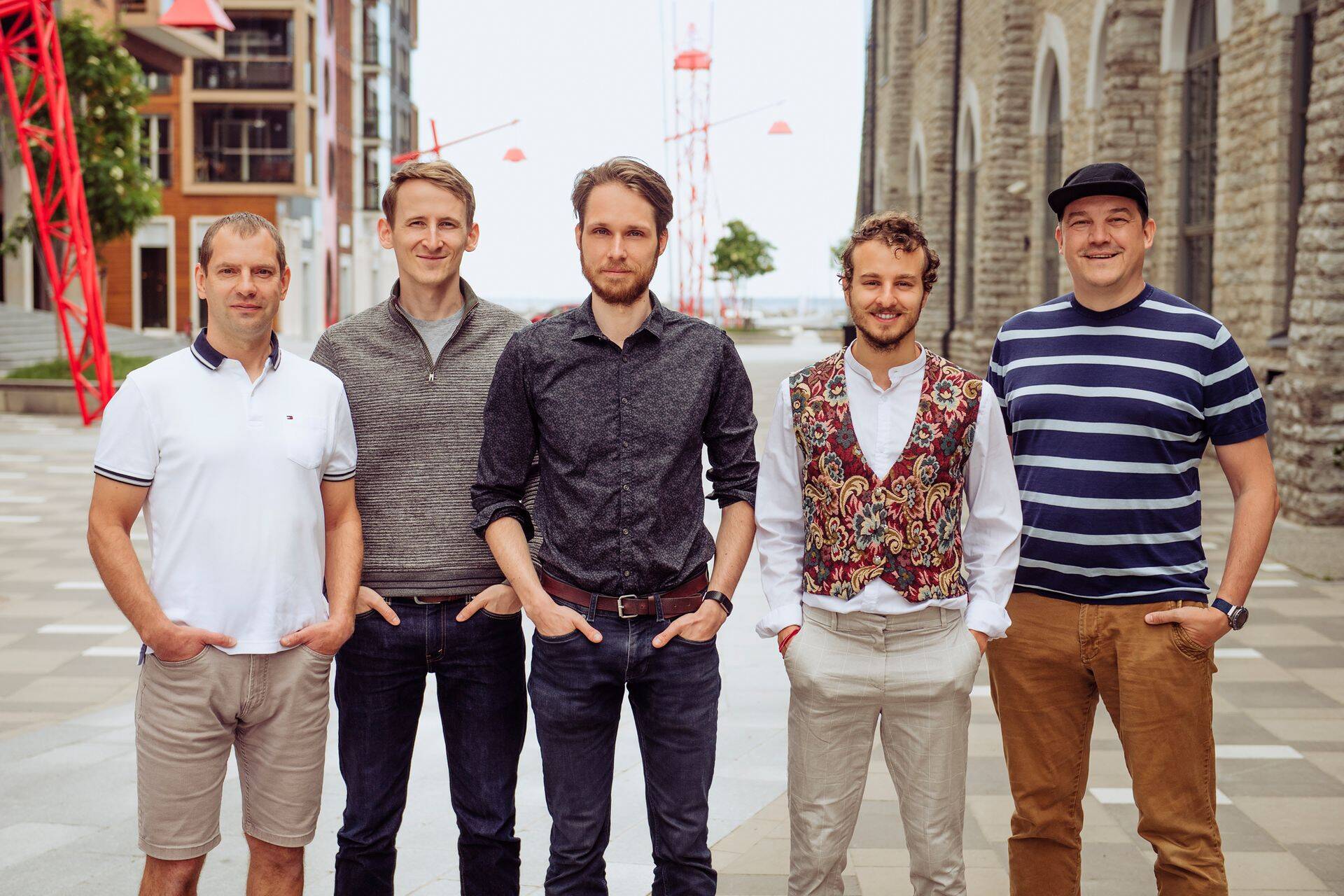 NFTPorti kaasasutajad Rain Johanson, Taivo Pungas, Kaspar Peterson, Johannes Tammekänd ja Sten Tamkivi.