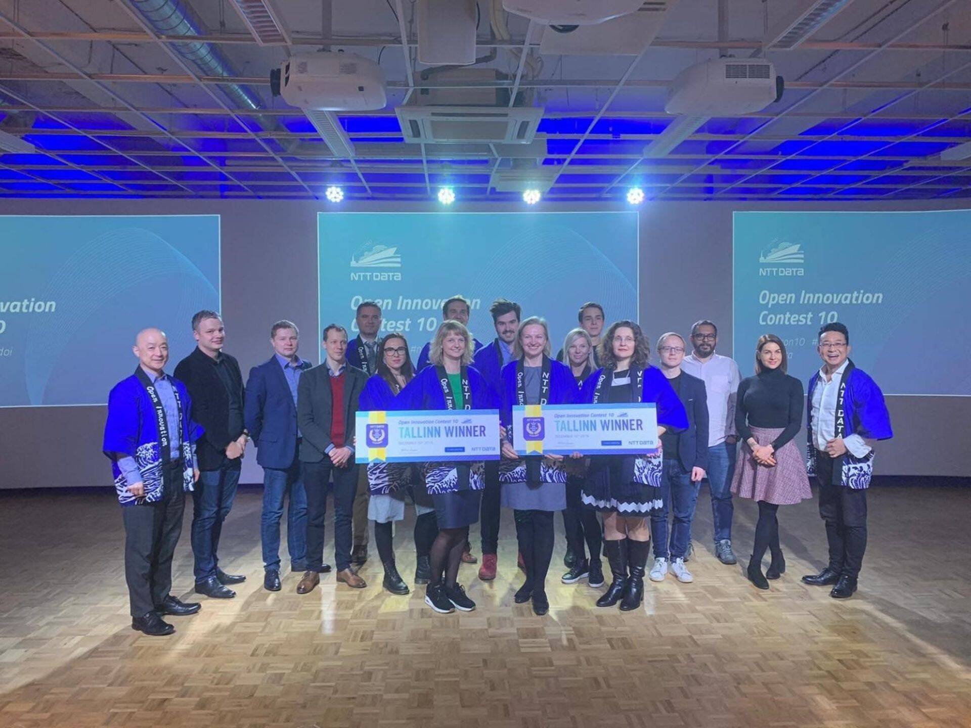 Jaapani suurim digitaristuettevõte NTT Data korraldas esmakordselt Tallinnas oma ülemaailmse innovatsioonikonkursi osavõistluse.