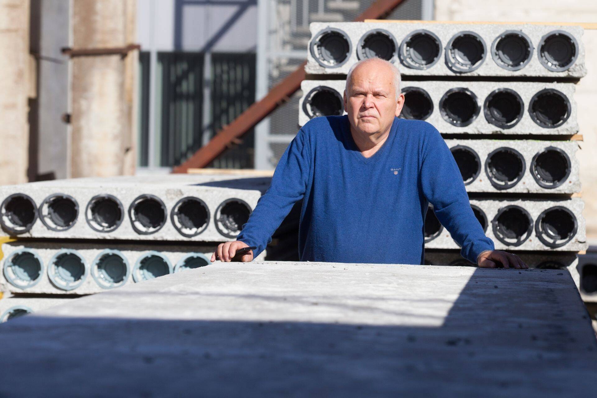 Betoneksi juht Rene Veigel.