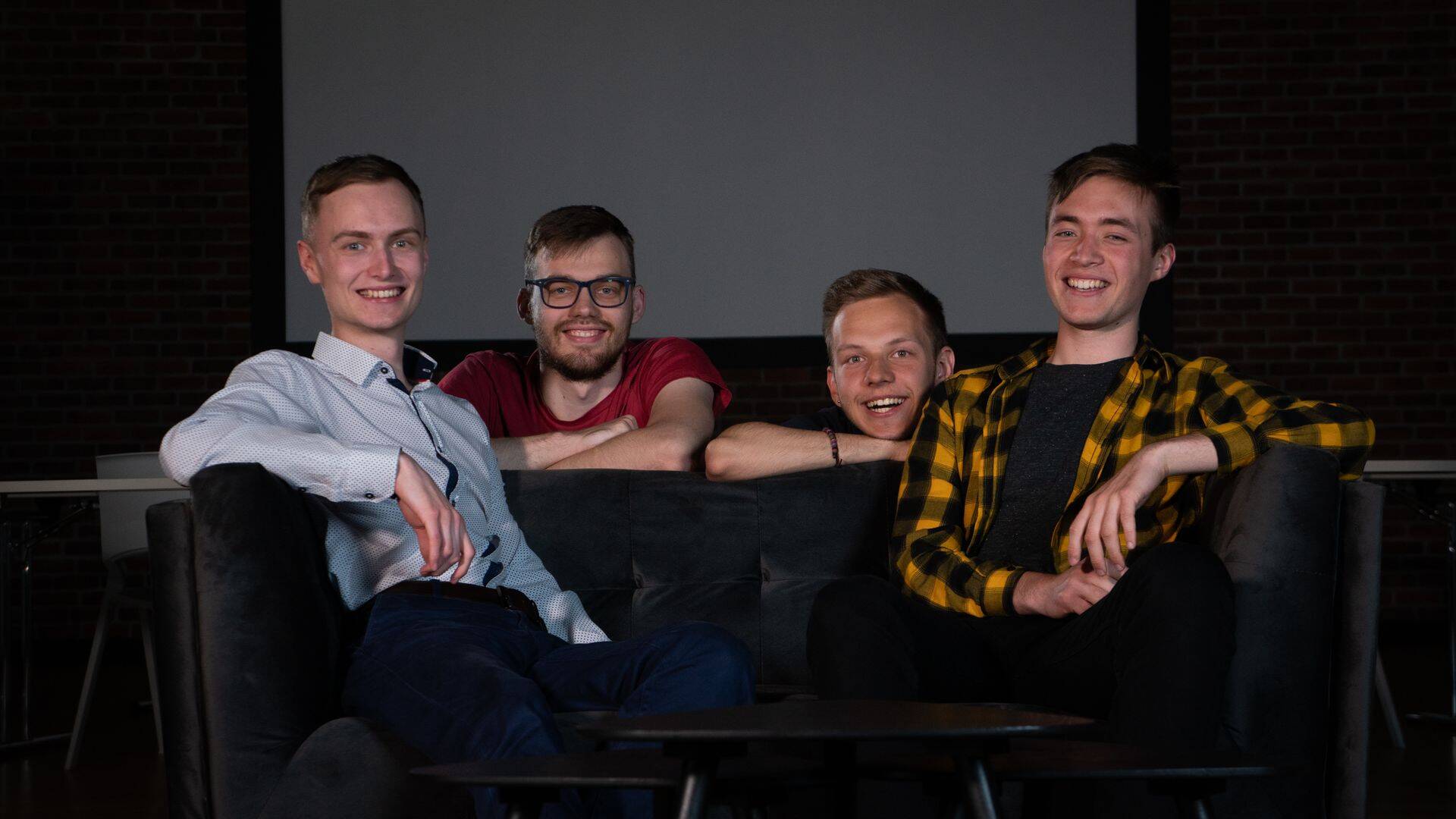 Основатели стартапа EDUKOHT (слева направо): Михаил Белов, Сиймон Хярм, Владислав Виртонен и Георгий Соколов