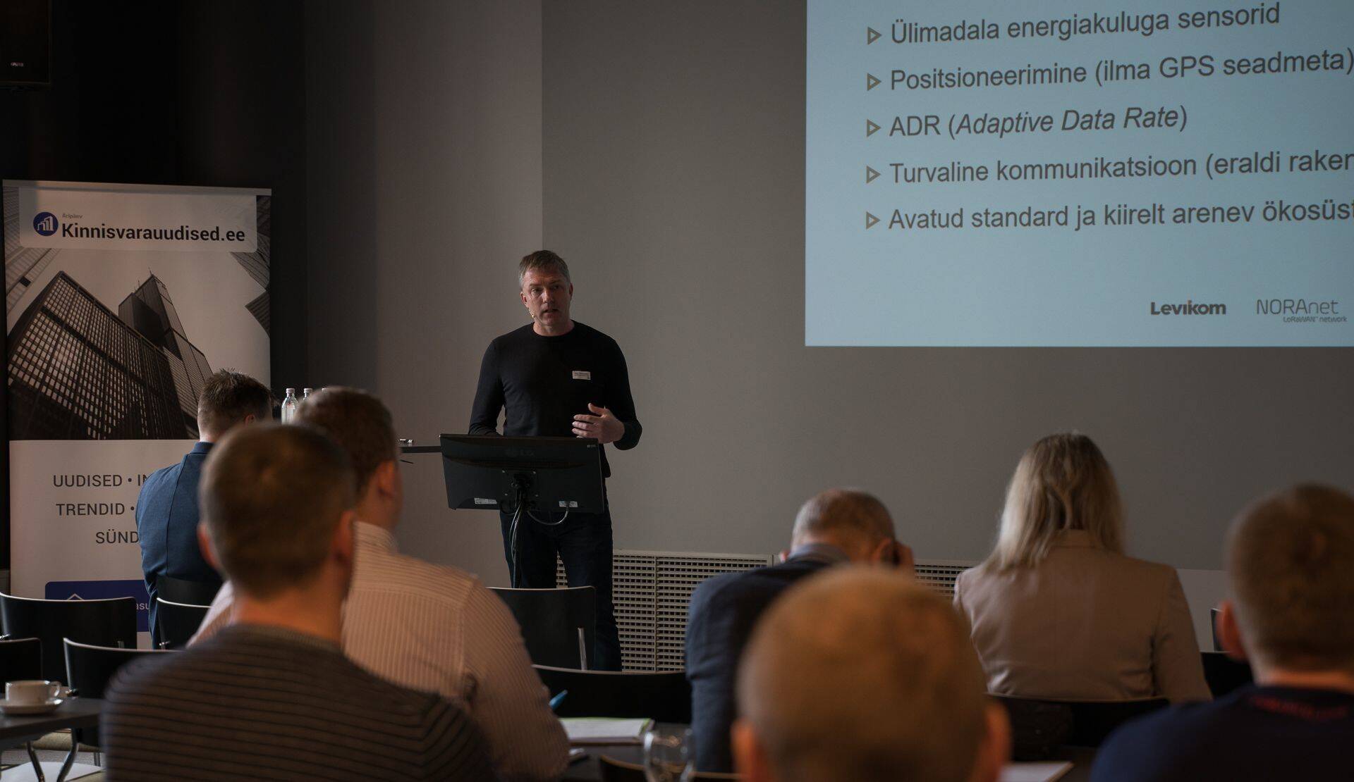 Levikomi asjade interneti teenuste juhi Ove Tüksammel Äripäeva tuleohutuskonverentsil
