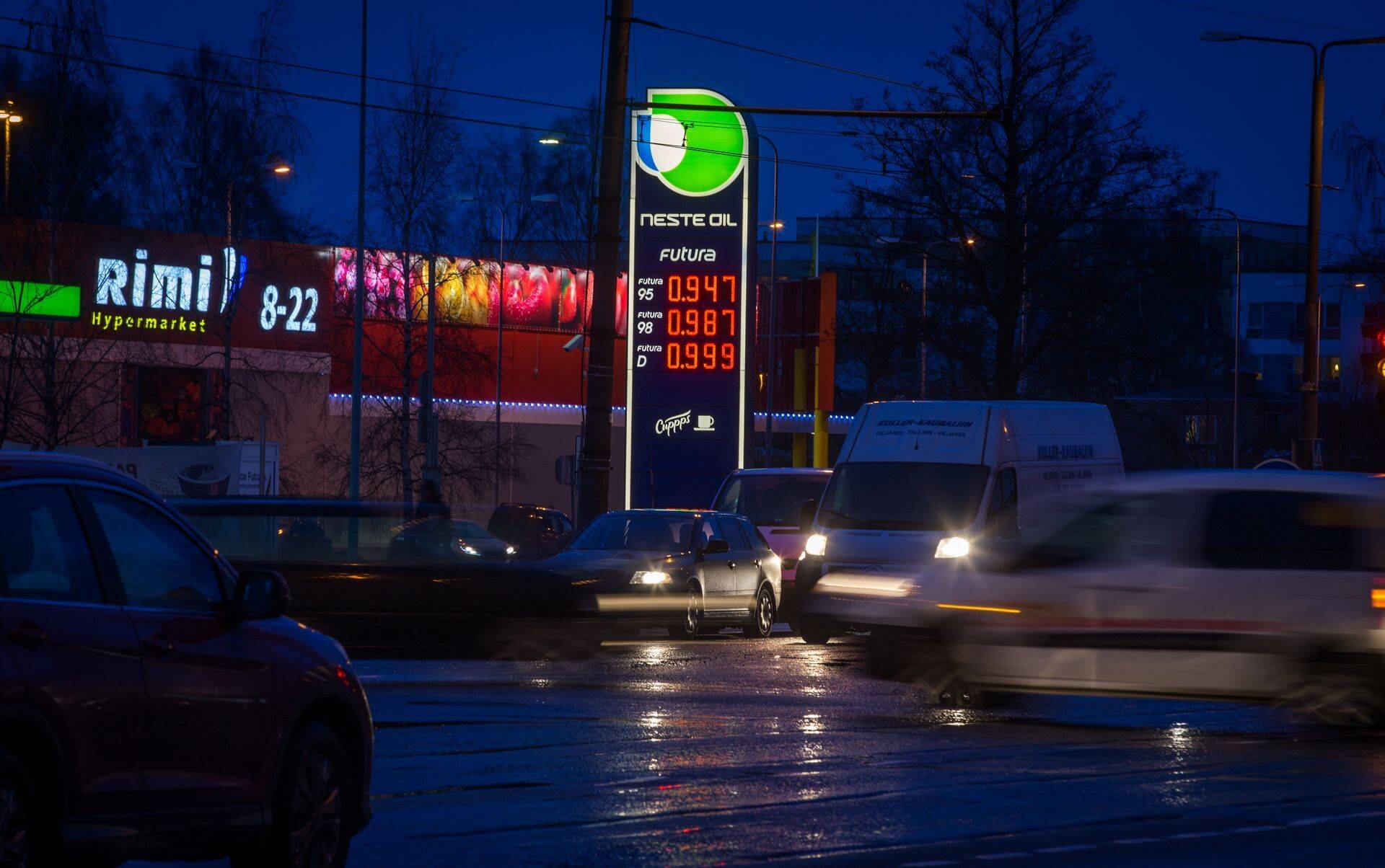 Kütusehinnad Neste tanklas