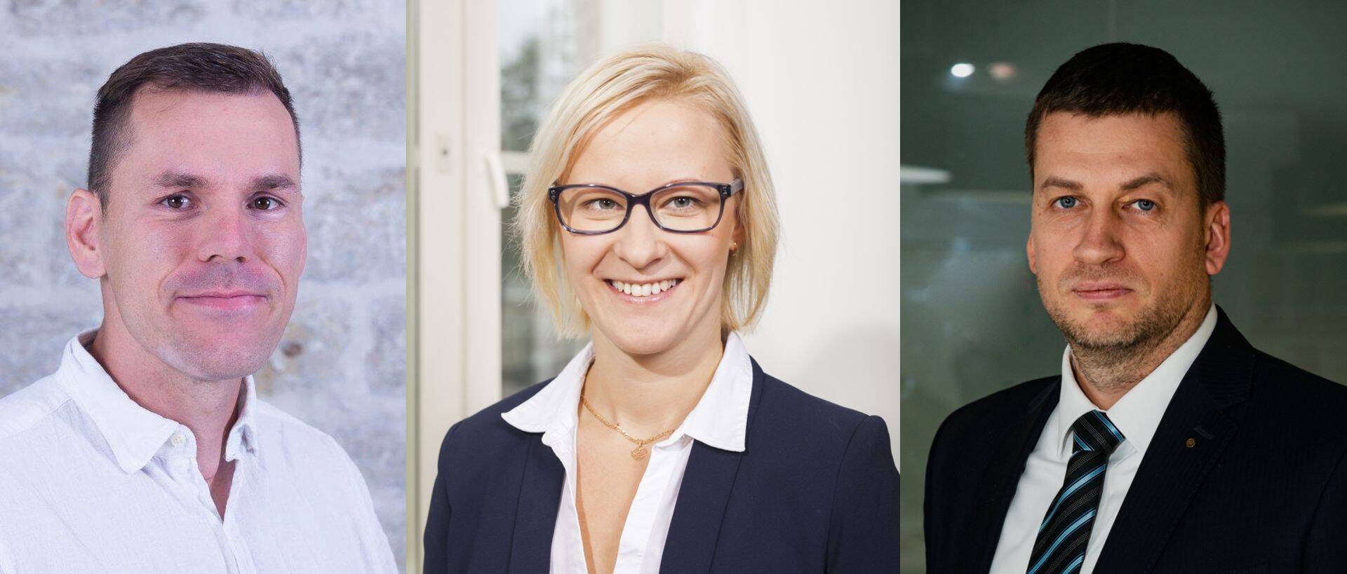 Mihkel Kõrgesaar, Madli Kopti, Dan Heering.