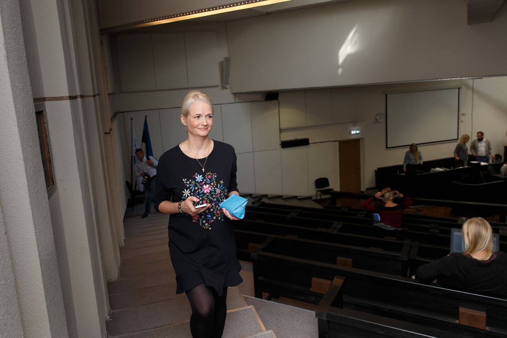 Siret Kotka täna Harju maakohtus.