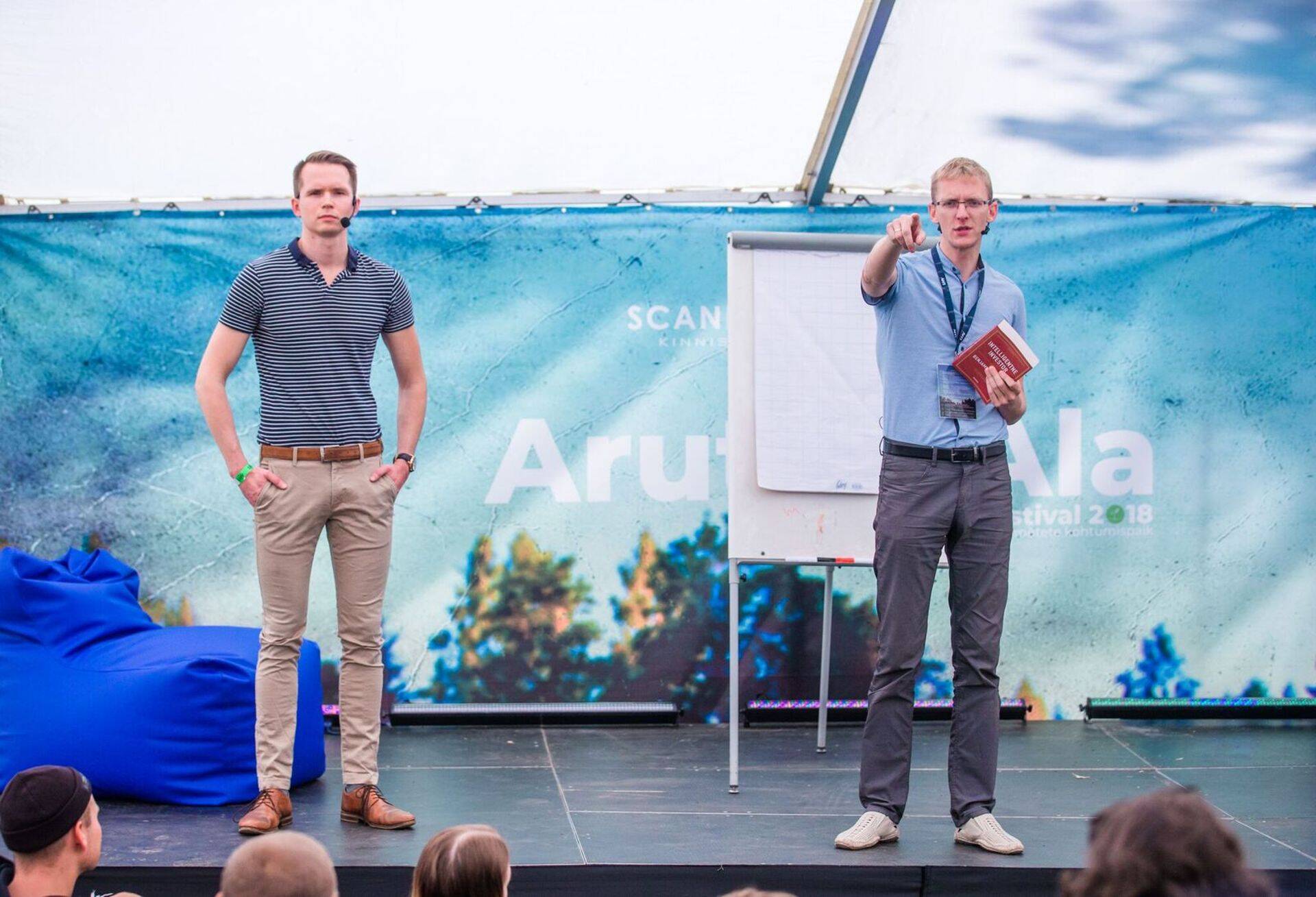 руководитель по развитию Scandium Kinnisvara Калле Арон, инвестор Ерго Мыттус.