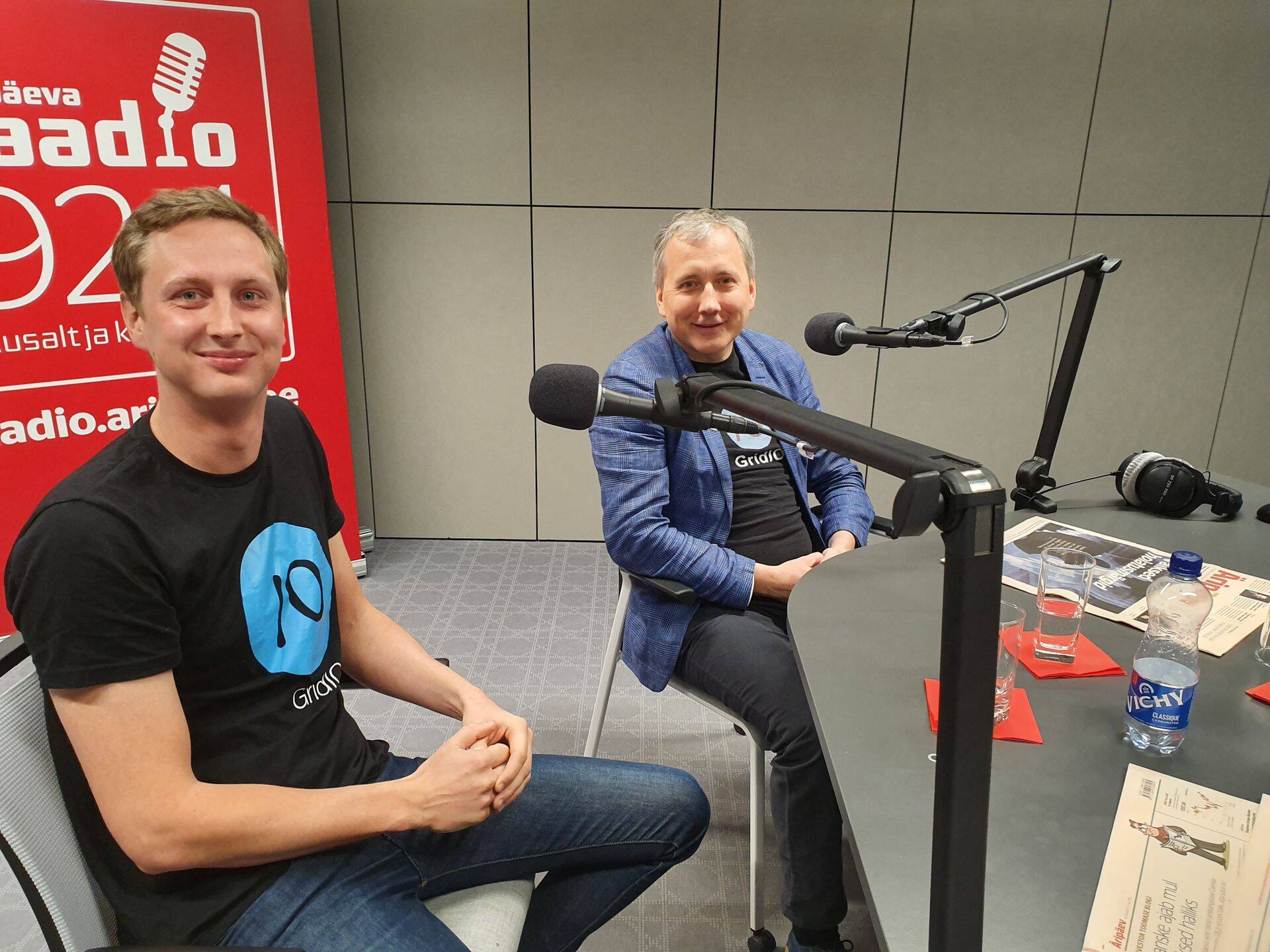 Idufirma GridIO eestvedajad Konrad Hanschmidt (vasakul) ning Sandor Liive