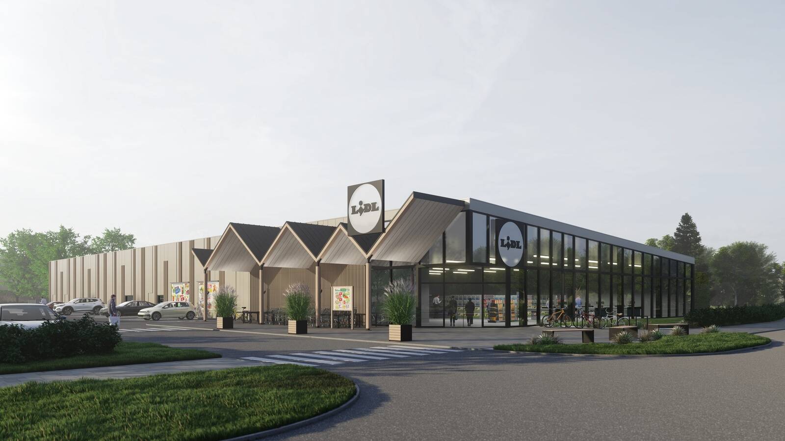 Tulevane Lidli pood Võrus.