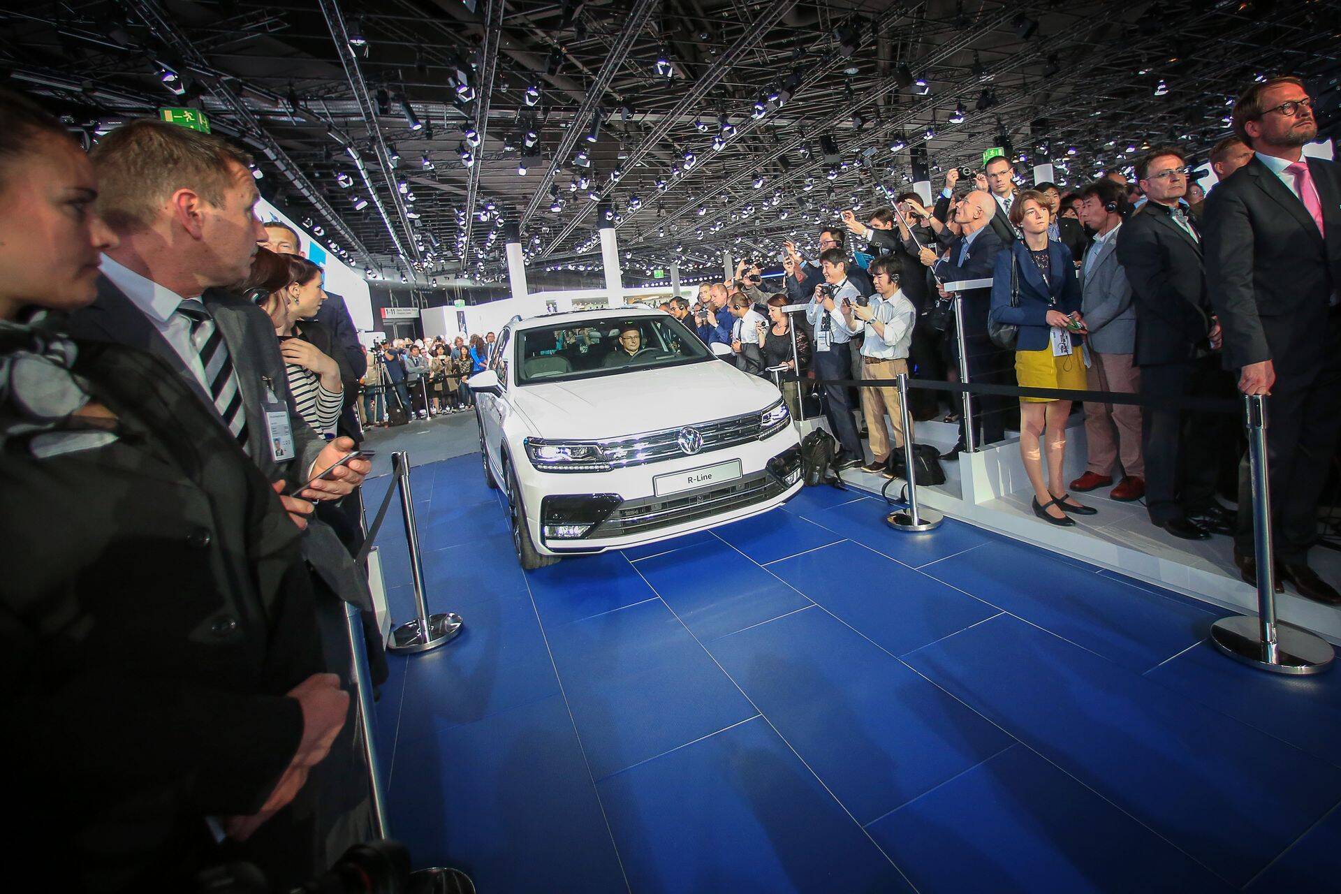 Volkswageni auto Frankfurdi automessil.