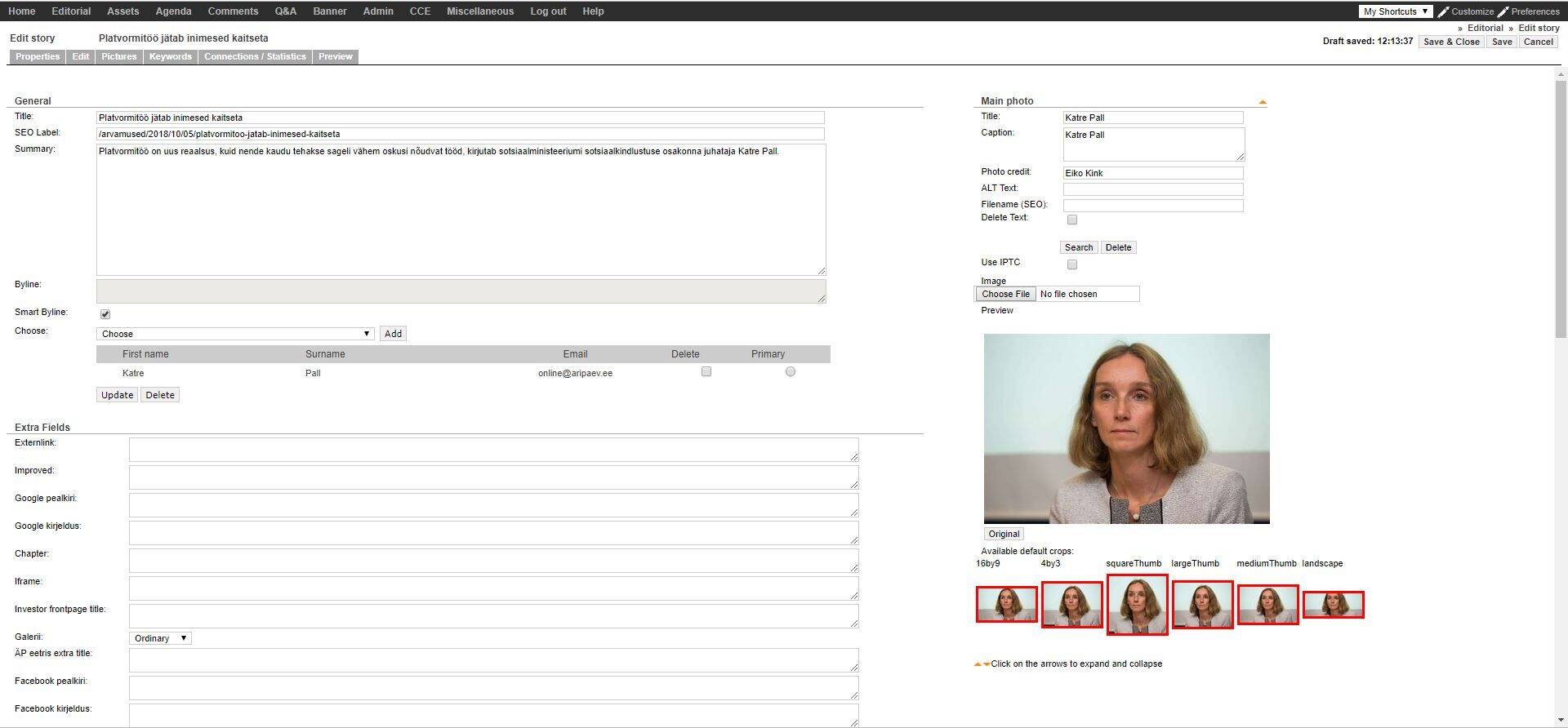 NewsCycle'i Editor