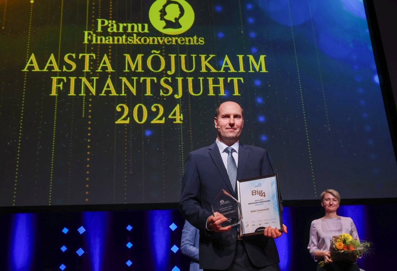 Pärnu Finantskonverentsil aasta finantsjuhi tiitli saanud Vaiko Tammeväli