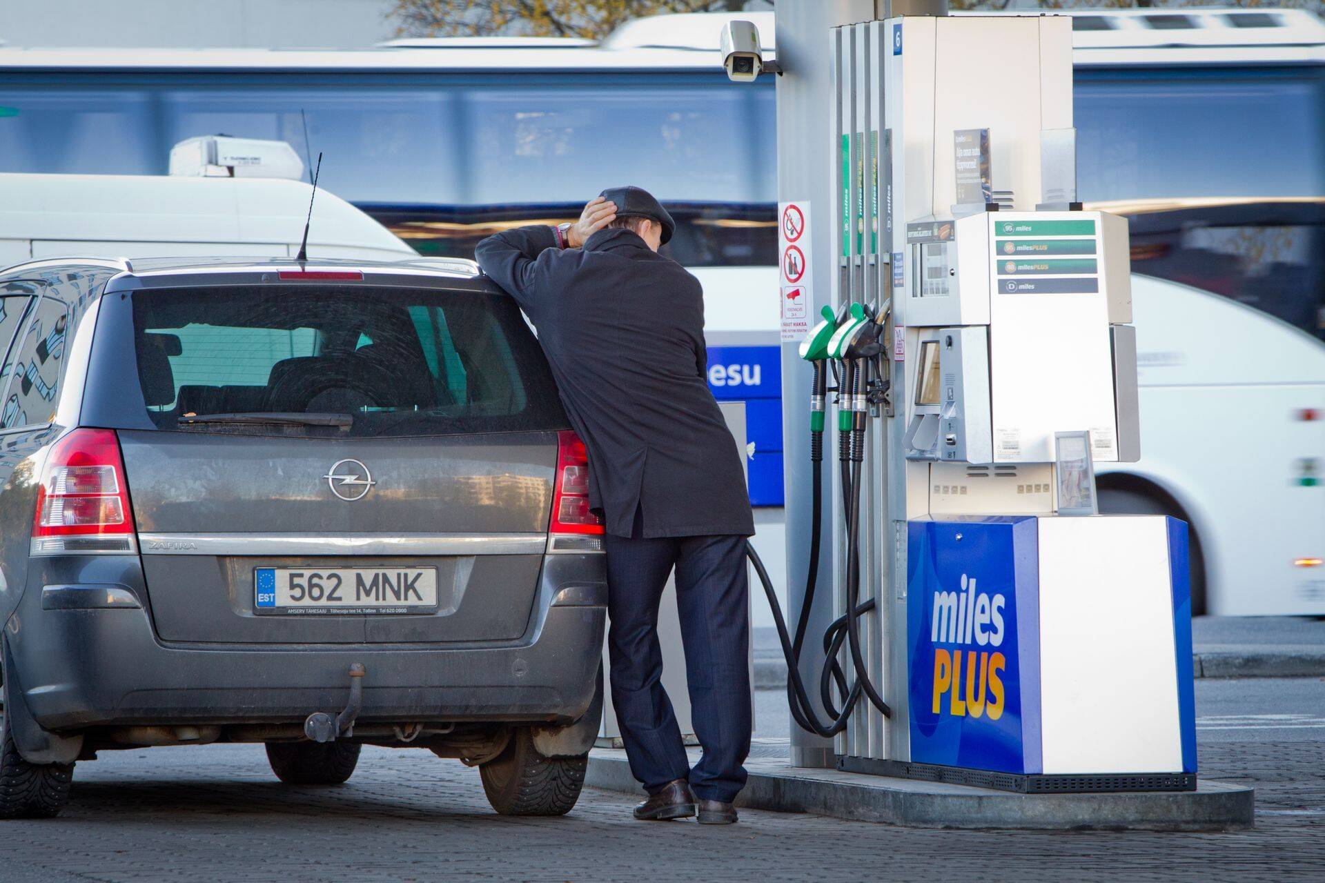 Statoili tankla Tallinnas.