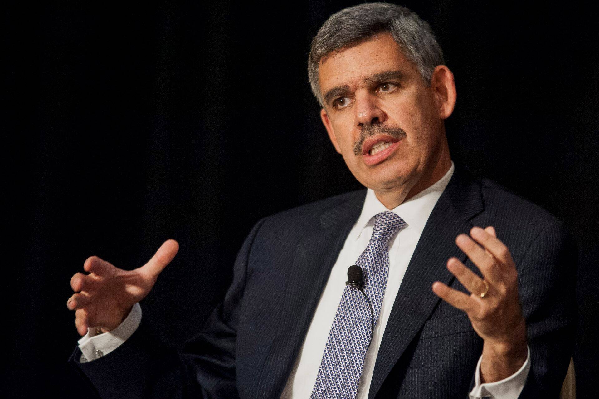Mohamed El-Erian, CEO and co-CIO, PIMCO, speaks during a panel discussion at the Bretton Woods Committee's 2013 International Council Meeting in Washington, D.C., U.S., on Thursday, Oct. 10, 2013. Photographer: Pete Marovich/Bloomberg