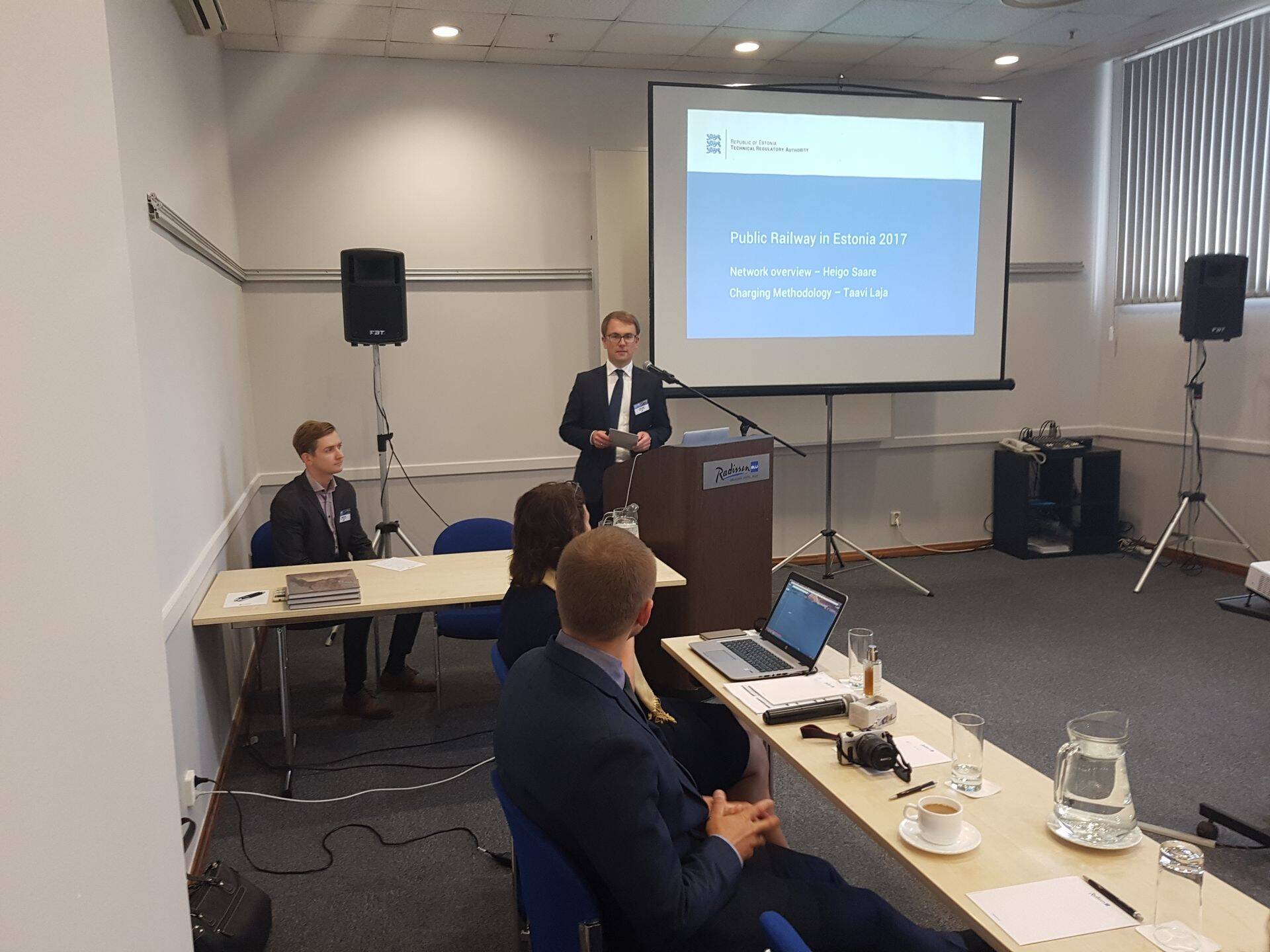 TJA transporditeenistuse juhataja Heigo Saare ettekanne ekspertide tippkohtumisel