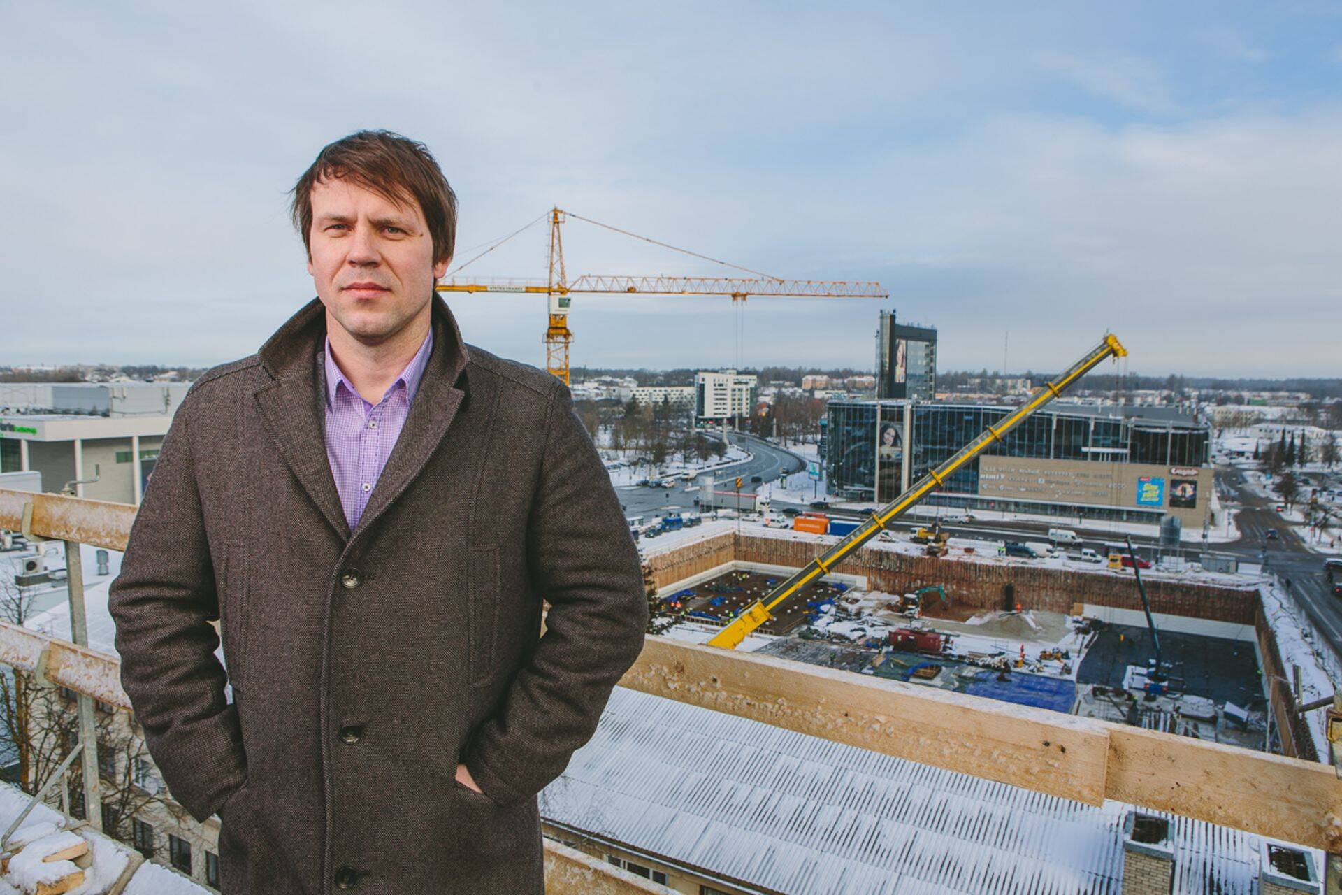 Ehitustööde vedajate ühe osapoole, Ehitustrust ASi juhatuse esimees Kaido Somelar.