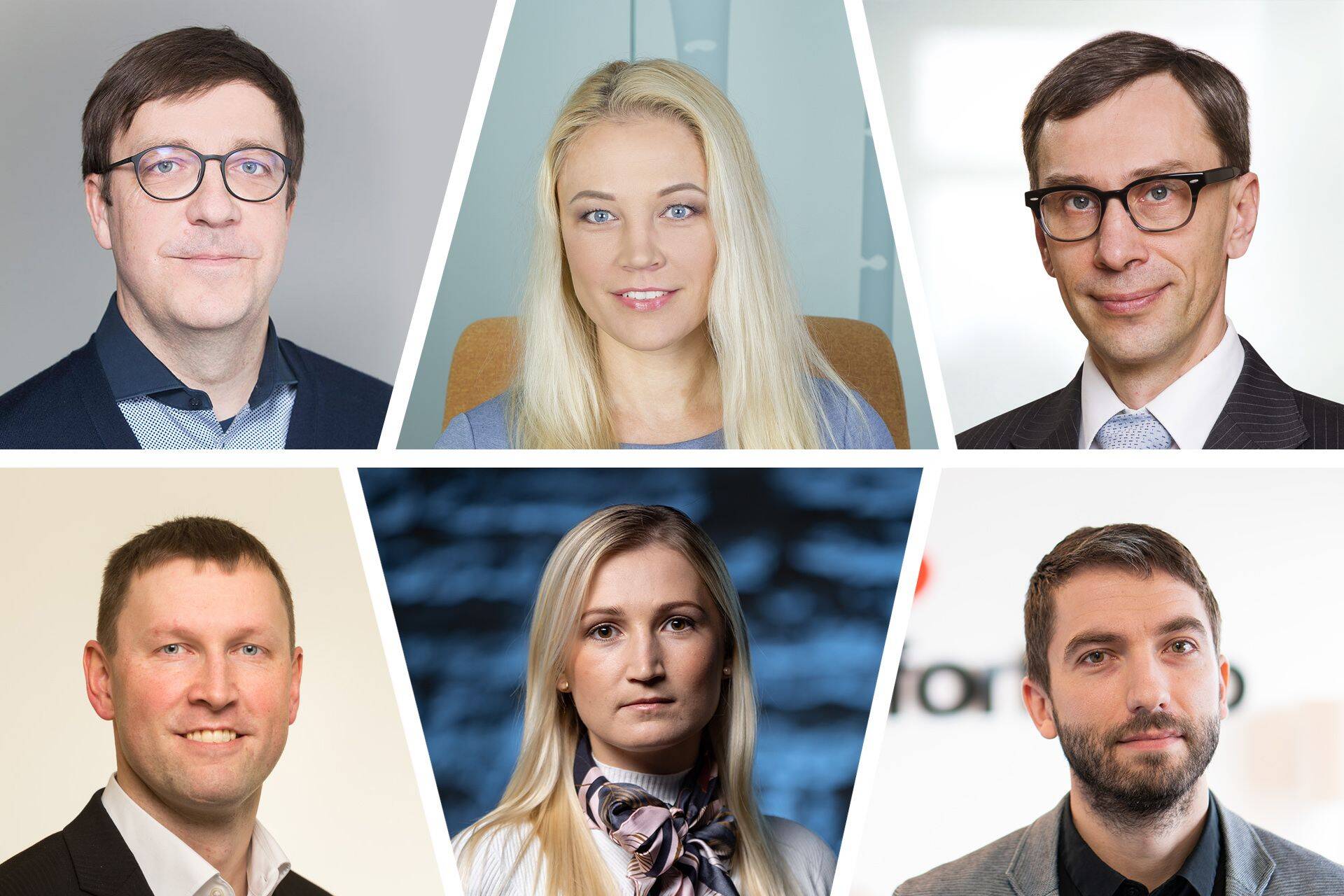 Ülalt vasakult: Kalle Kiigske, Kerli Lõhmus, Margus Kaasik; alt vasakult: Kaur Õllek, Kristel Volver, Raavo Leiten