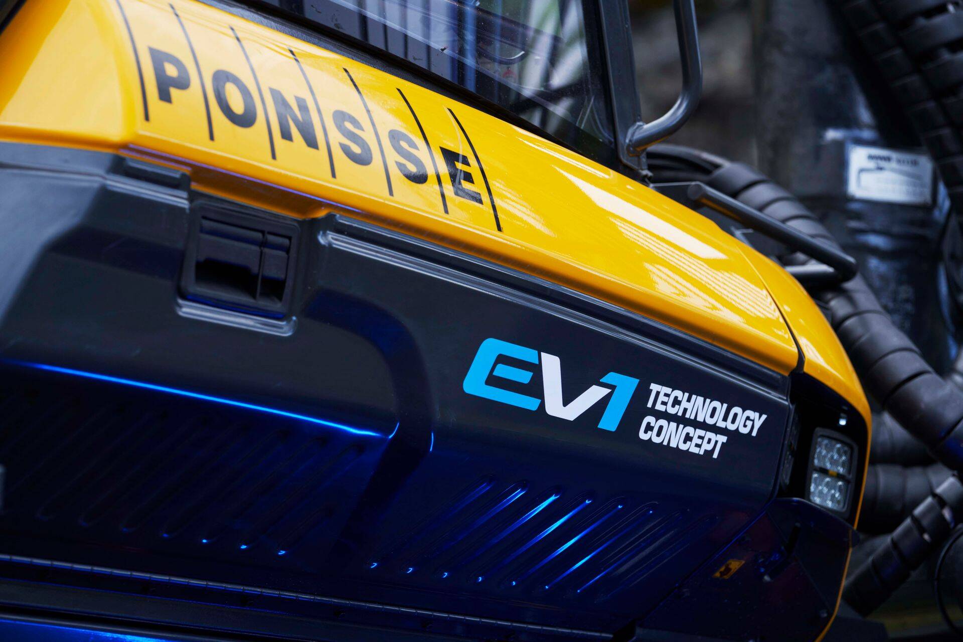 Ponsse EV1 on uus elektrilise metsamasina kontseptsioon.