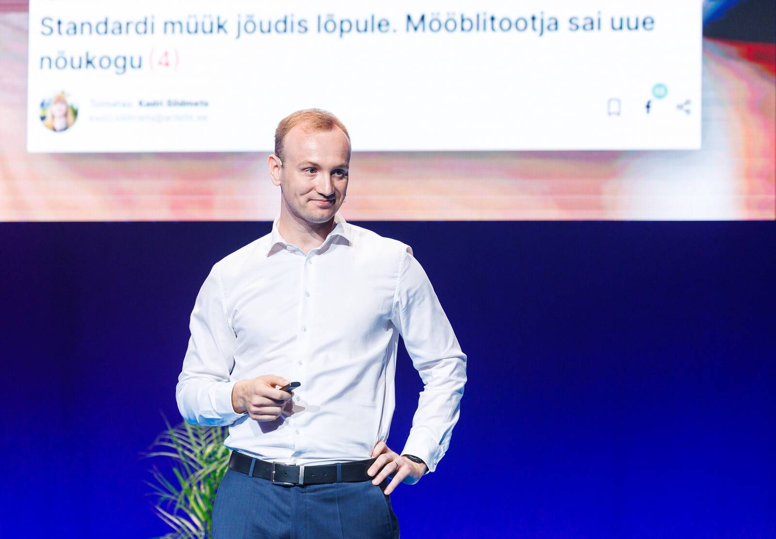 Standardi juht Jonatan Karjus.