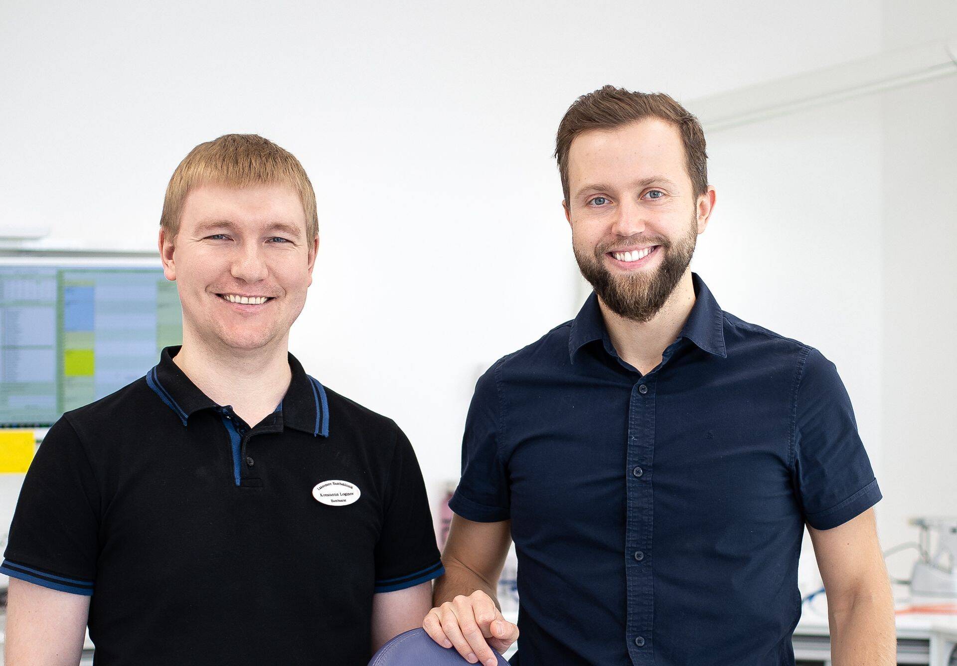 Läänemere Hambakliiniku peaarstid ning juhatuse liikmed (vasakult) Konstantin Loginov ja Mihhail Bõtšinski tahaksid, et patsiendid tuleksid vähem viimase hädaga esmaabi korras, vaid rohkem ennetuseks regulaarsesse kontrolli ning hügienisti juurde.