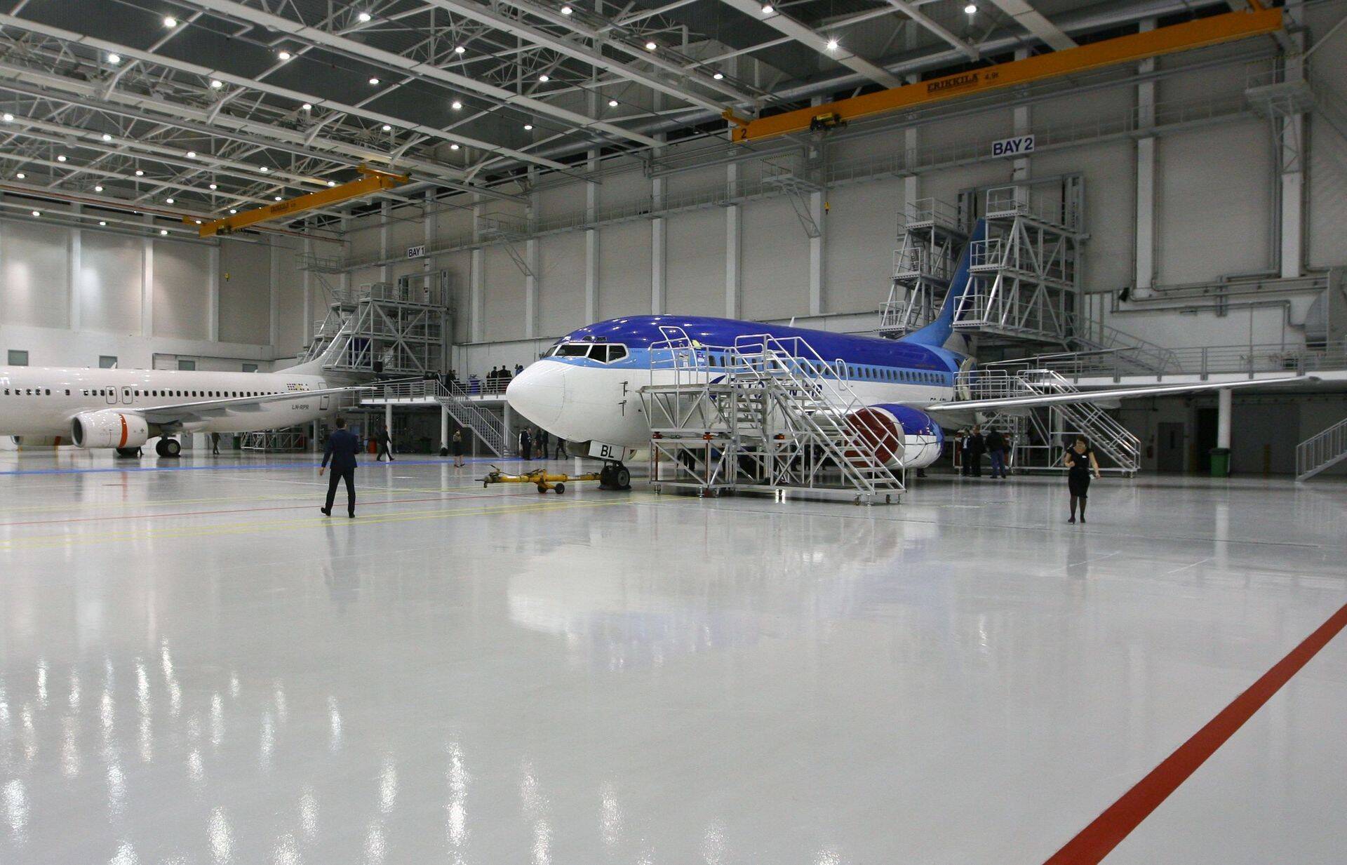 Air Maintenance Estonia ASi Tallinna lennukihoolduskeskus, mis avati 2012. aastal.