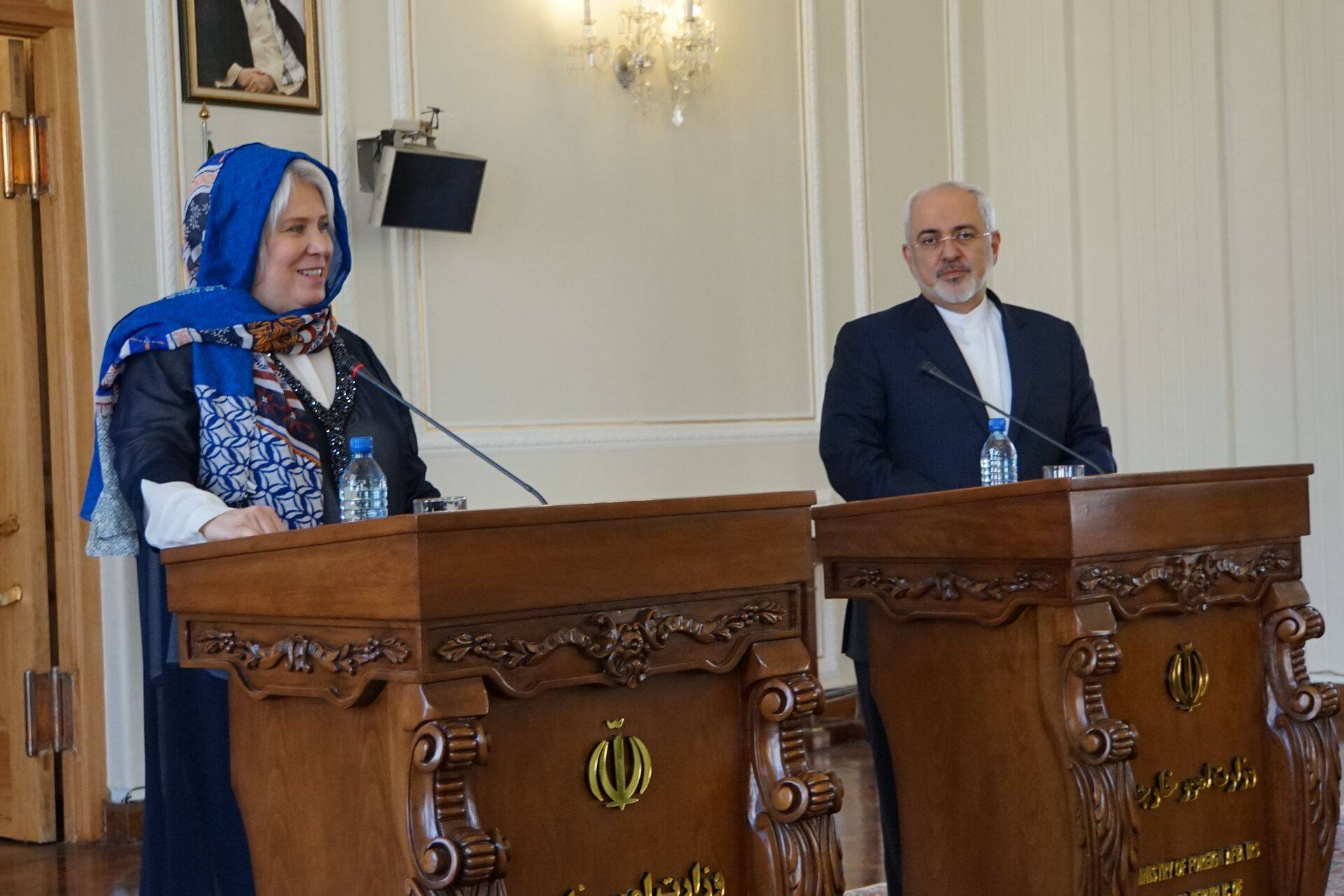 Välisminister Marina Kaljurand hiljuti visiidil Iraanis