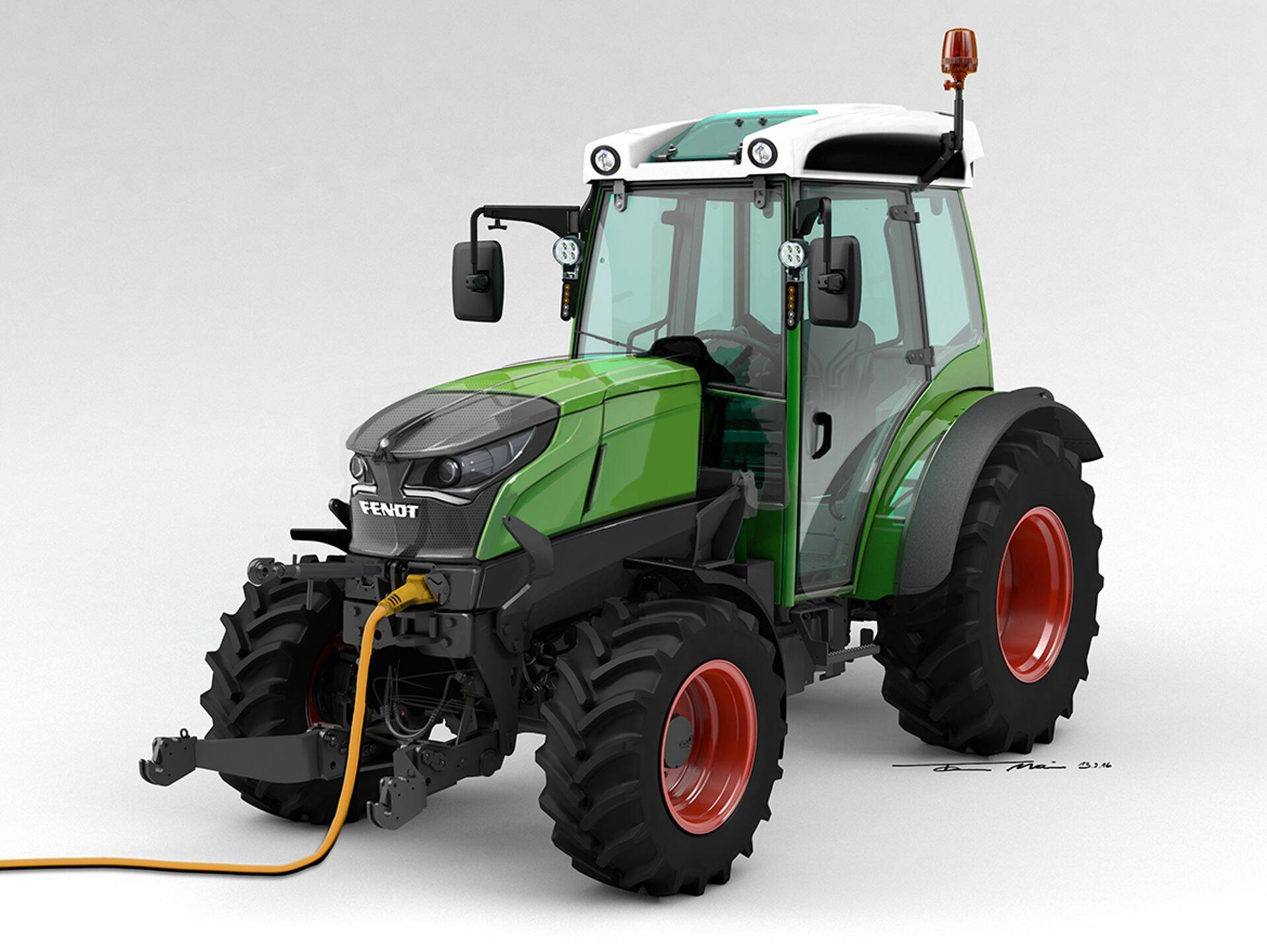 Fendt’i traktor E100 Vario saab Agritechnical hõbemedali