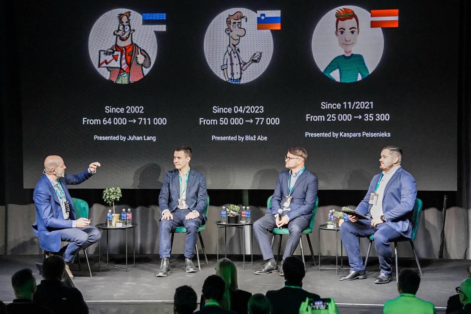 Investoru Kluba konference: Kā iegulda trīs investori