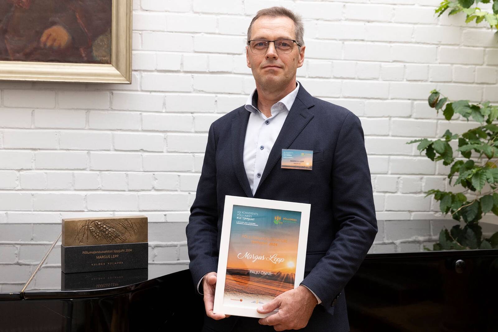 Põllumajanduse tippjuht 2024 on Margus Lepp.