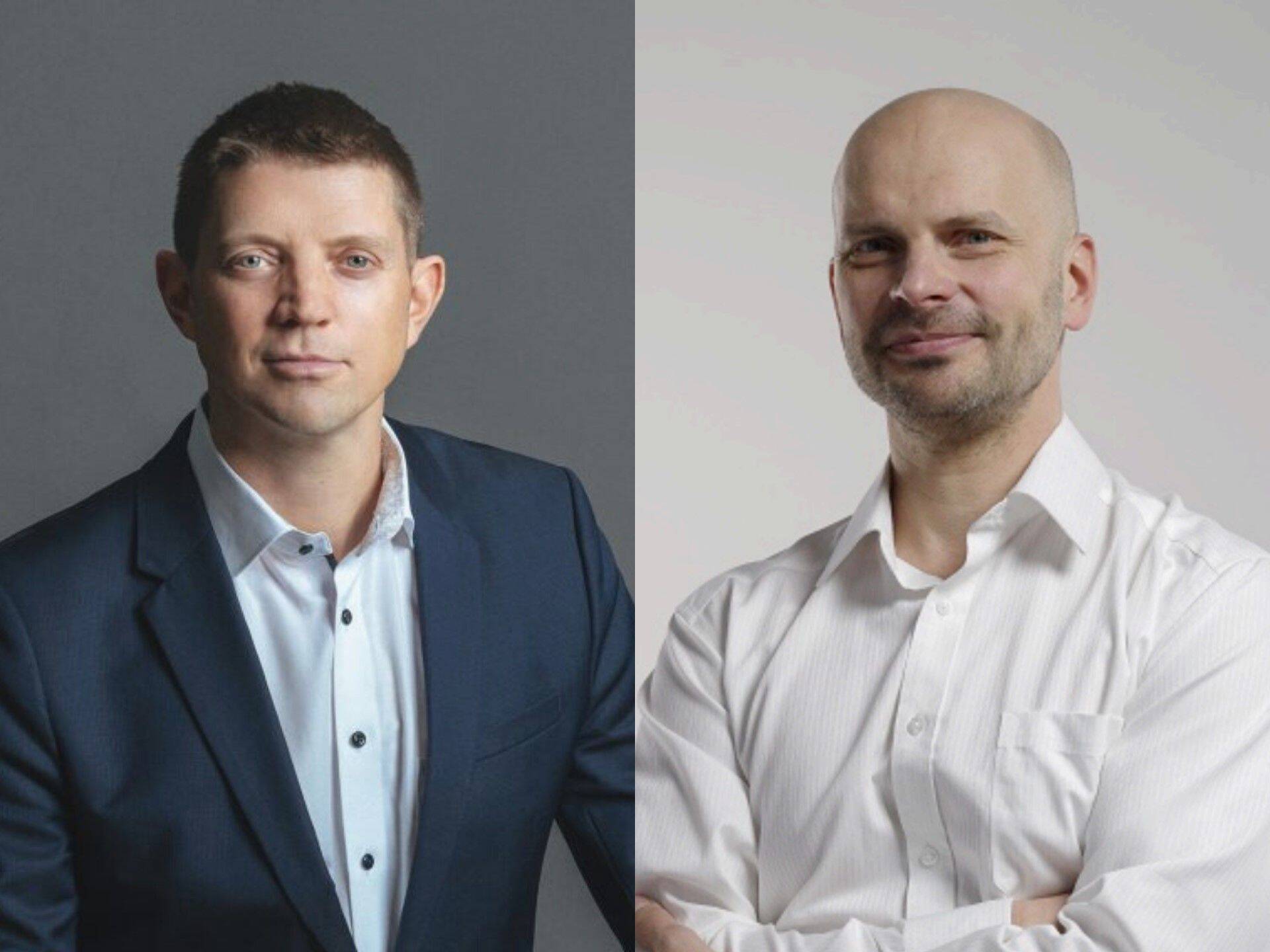 EstBANi ehk Eesti Äriinglite Assotsatsiooni liikmed Randu Riiberg (vasakul) ja Ivo Remmelg.