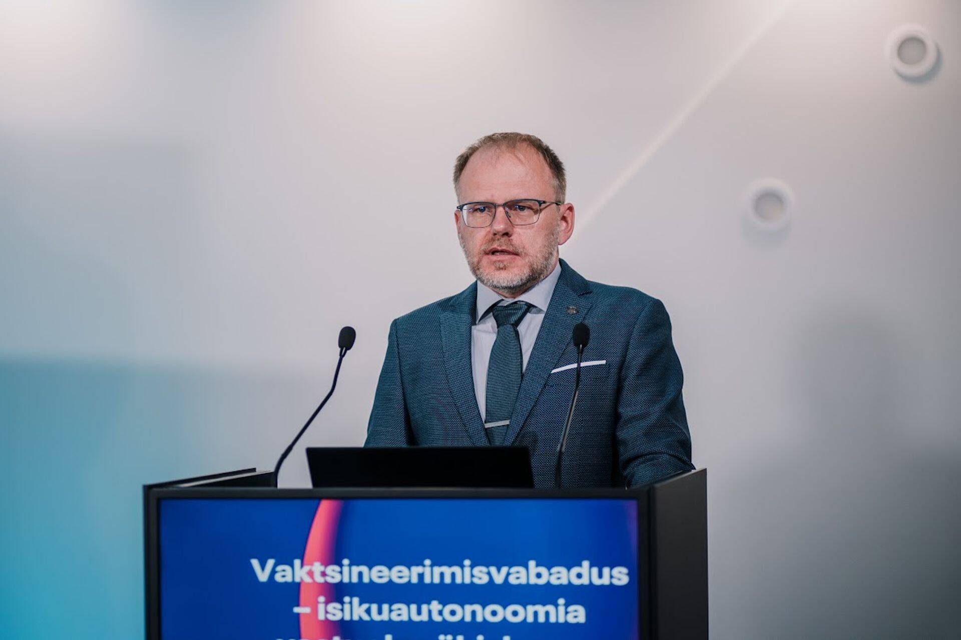 Arstide liidu president Jaan Sütt eelmistel arstide päevadel 2021 septembris.