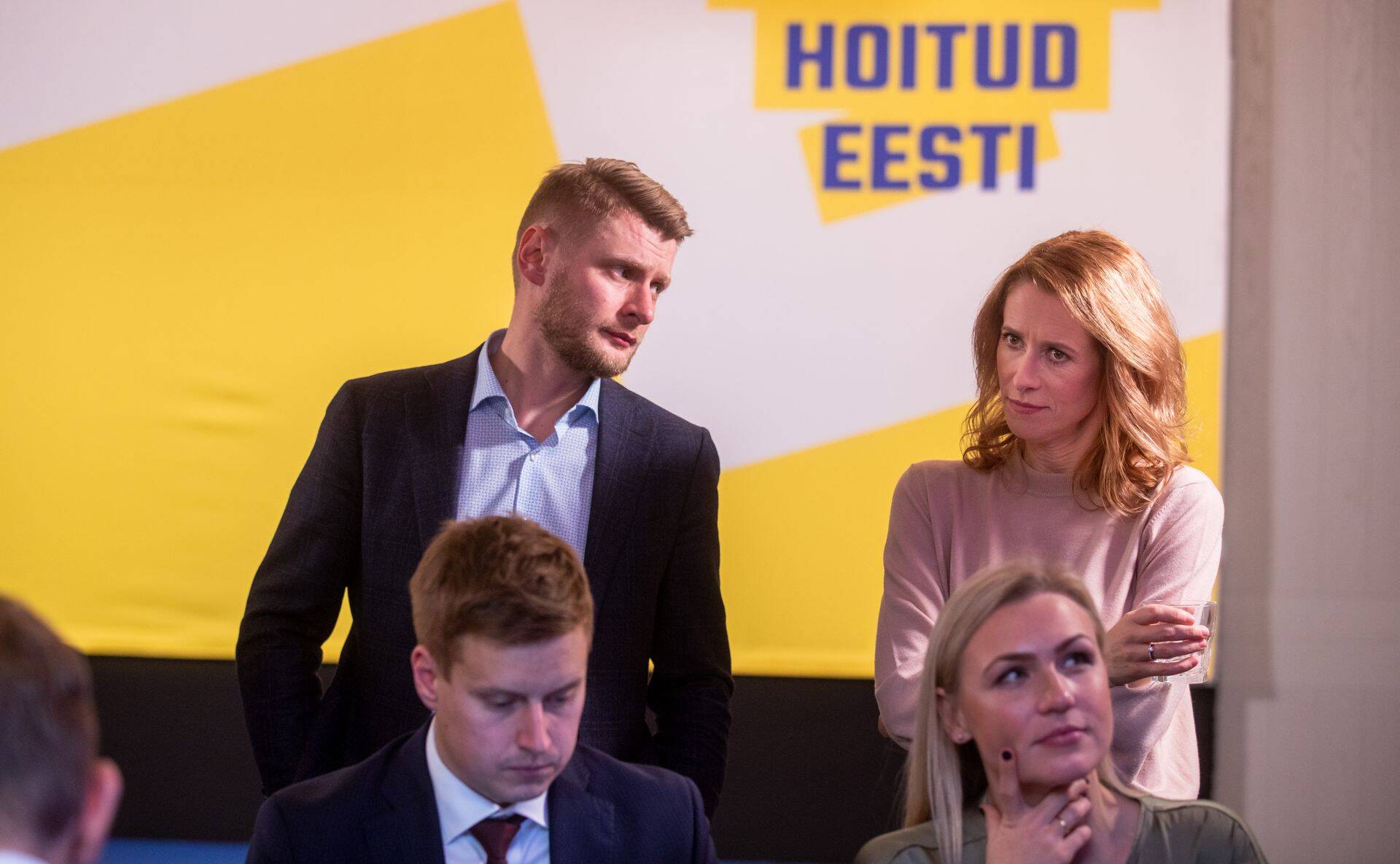 Kaja Kallas koos Gerrit Mäesaluga.