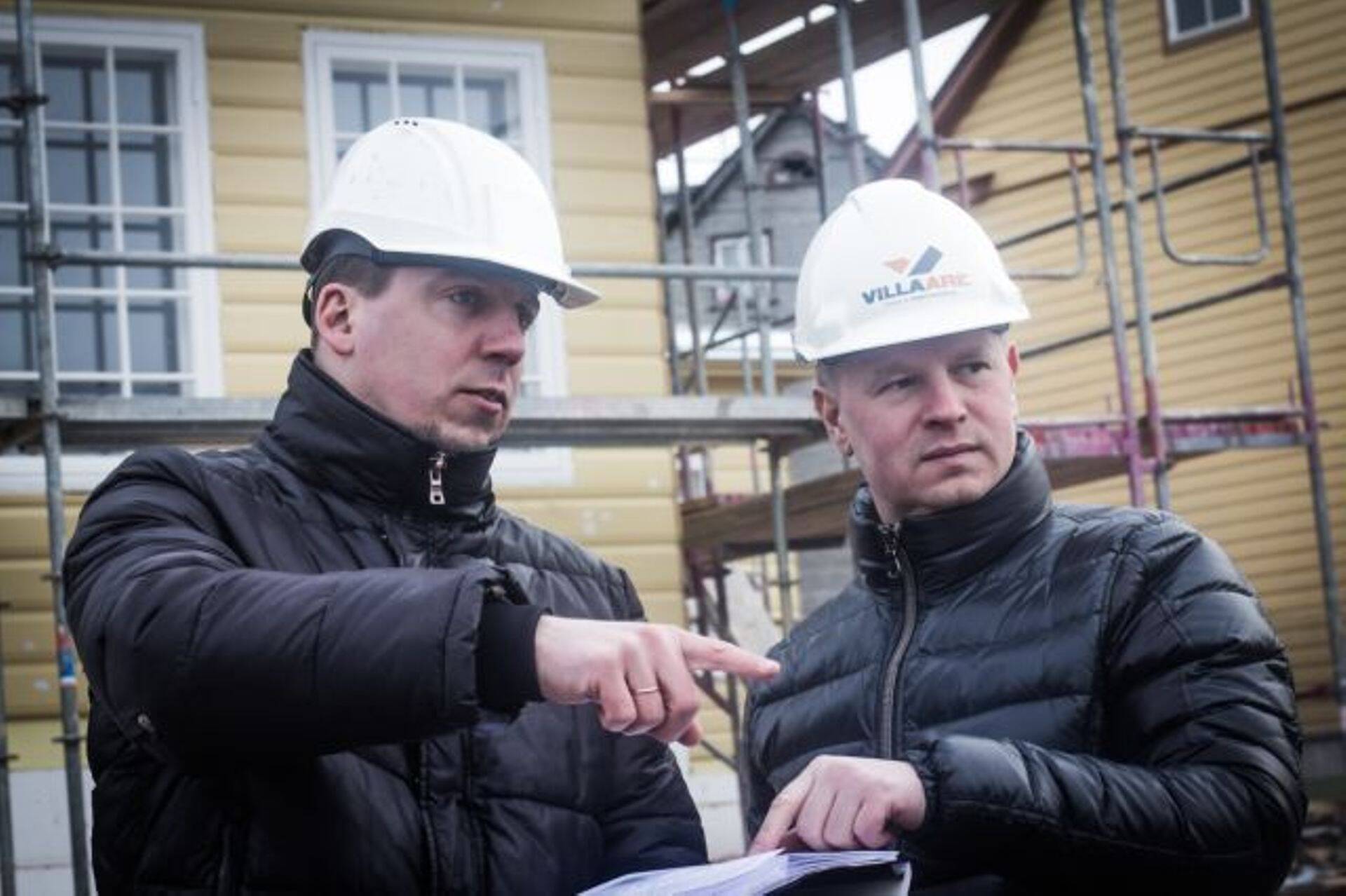 Villaare OÜ juhatuse liikmed Imre Soosaar ning Reiko Kallion.