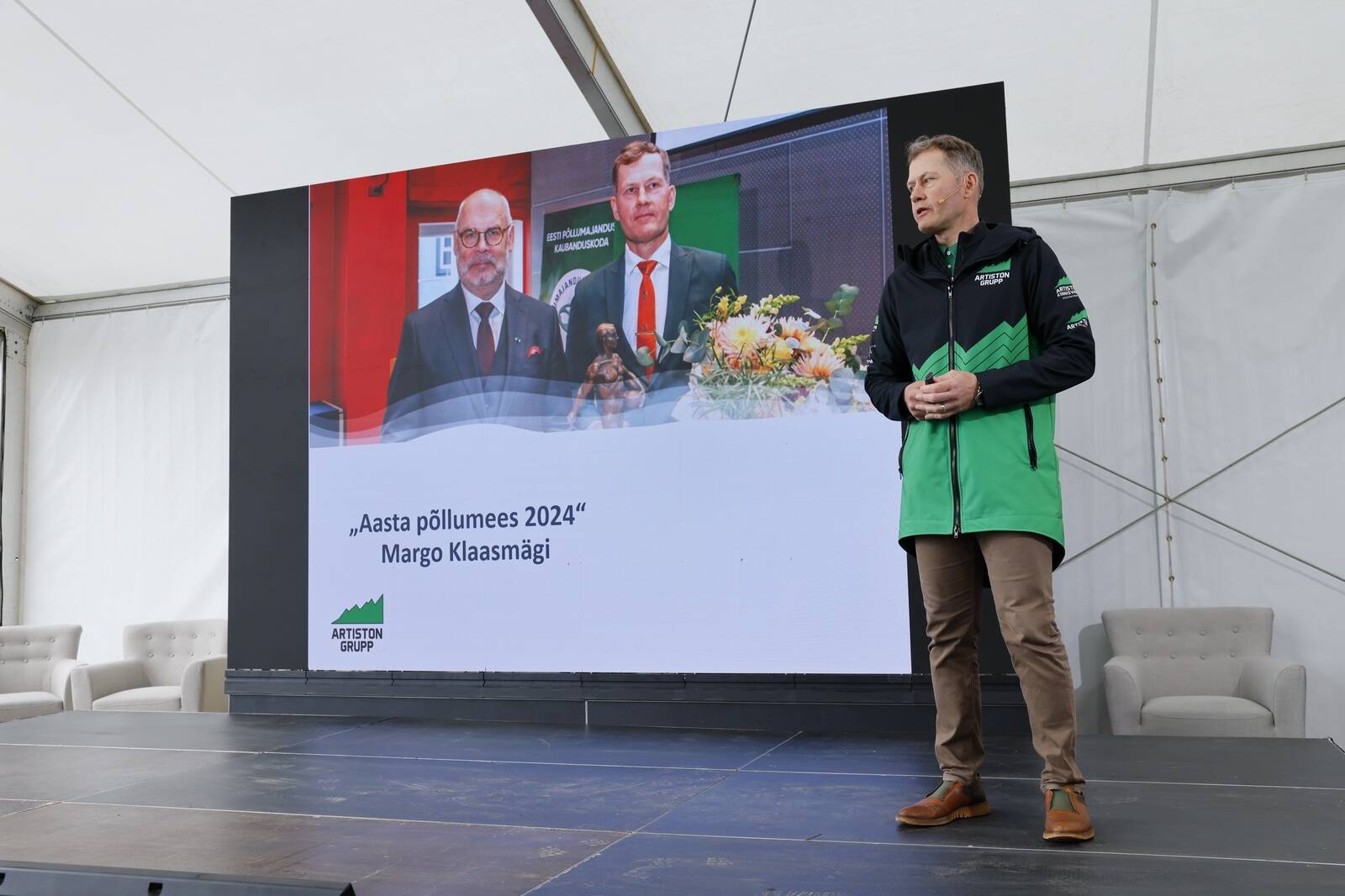 Aasta põllumees 2024, Artiston Grupi juhatuse liige Margo Klaasmägi.