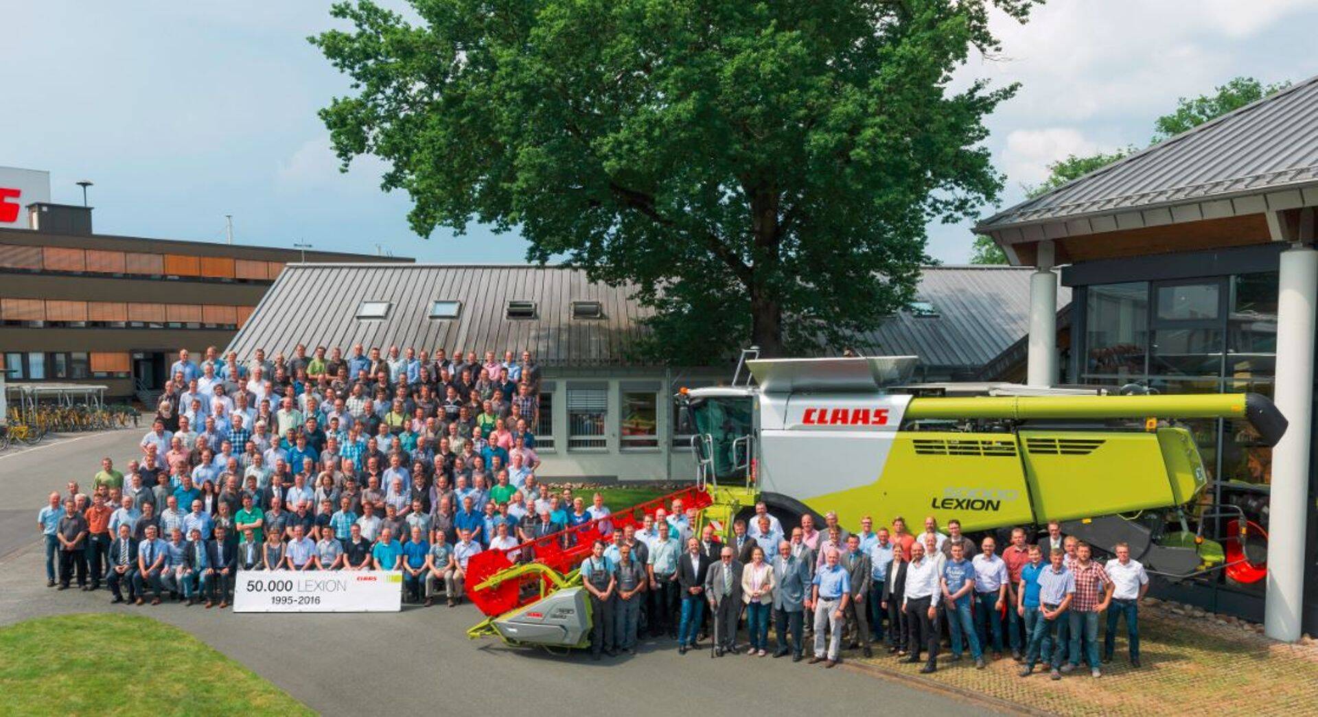 CLAAS LEXION lasi välja 50 000. masina