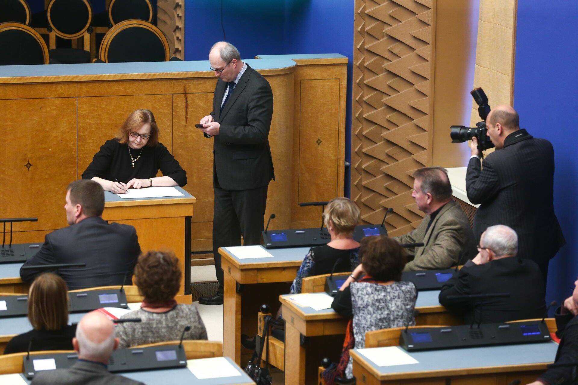 Заседание в Рийгикогу