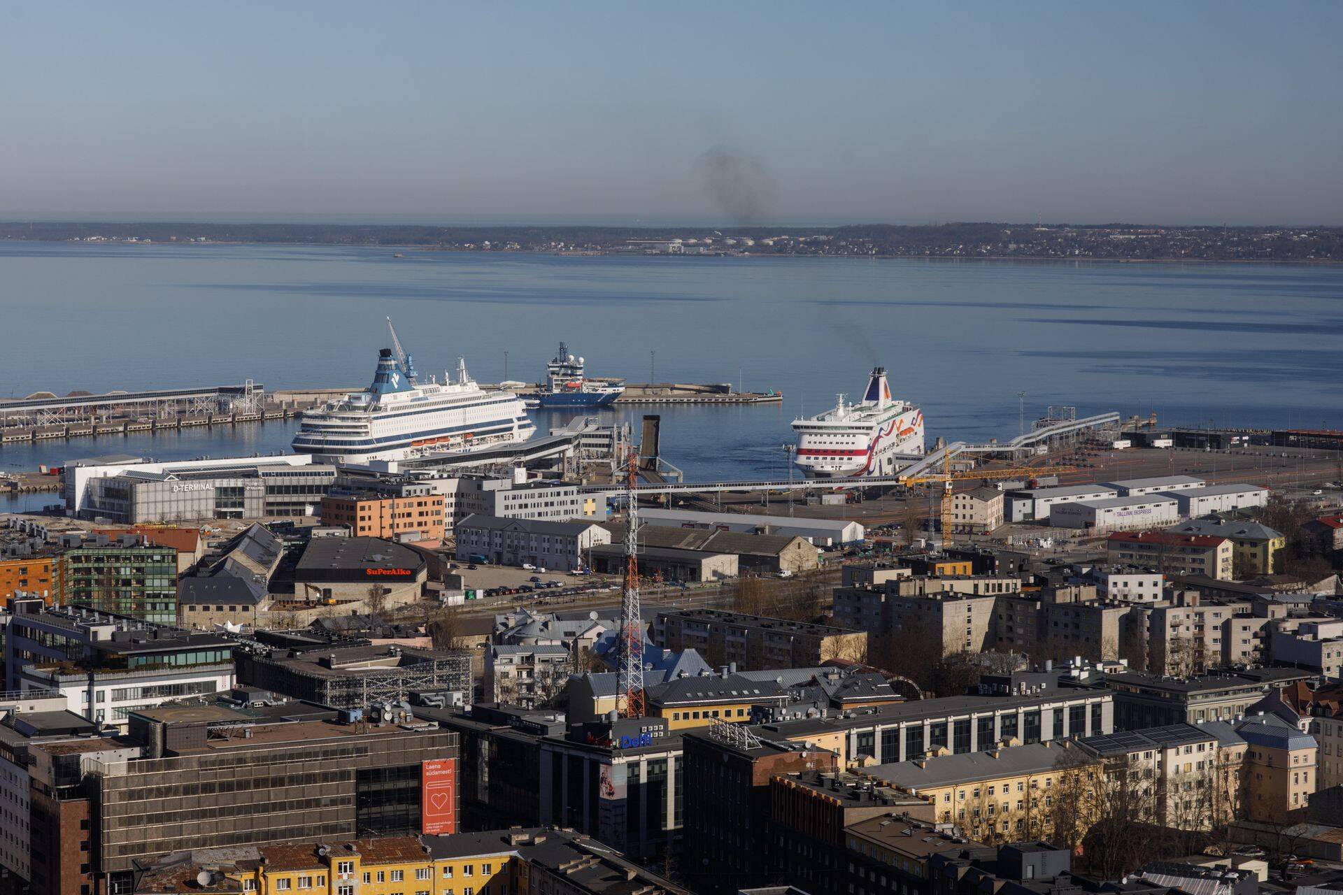 Таллиннский порт. Иллюстративное фото.