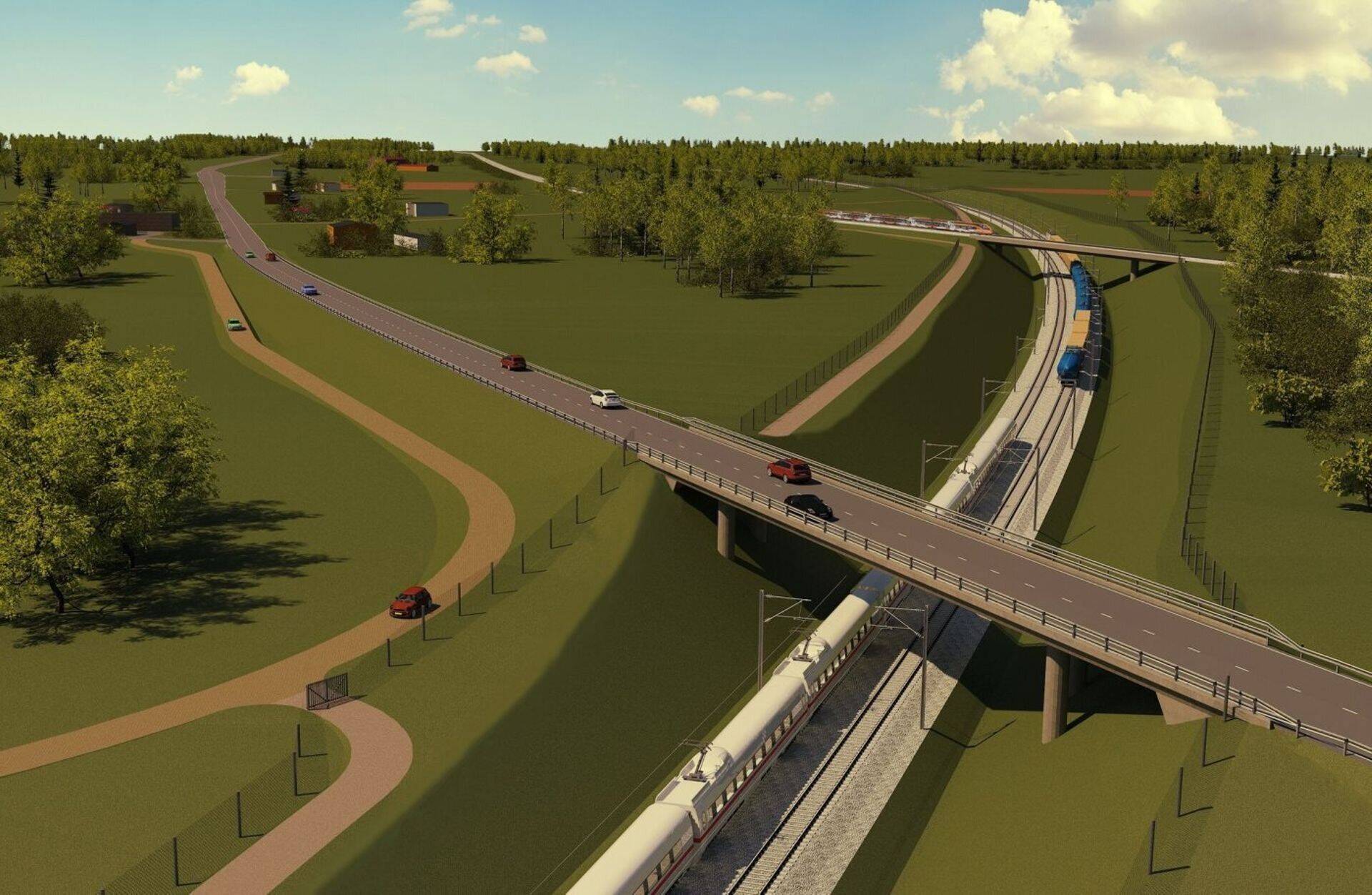 Rail Baltica trassi eskiis.