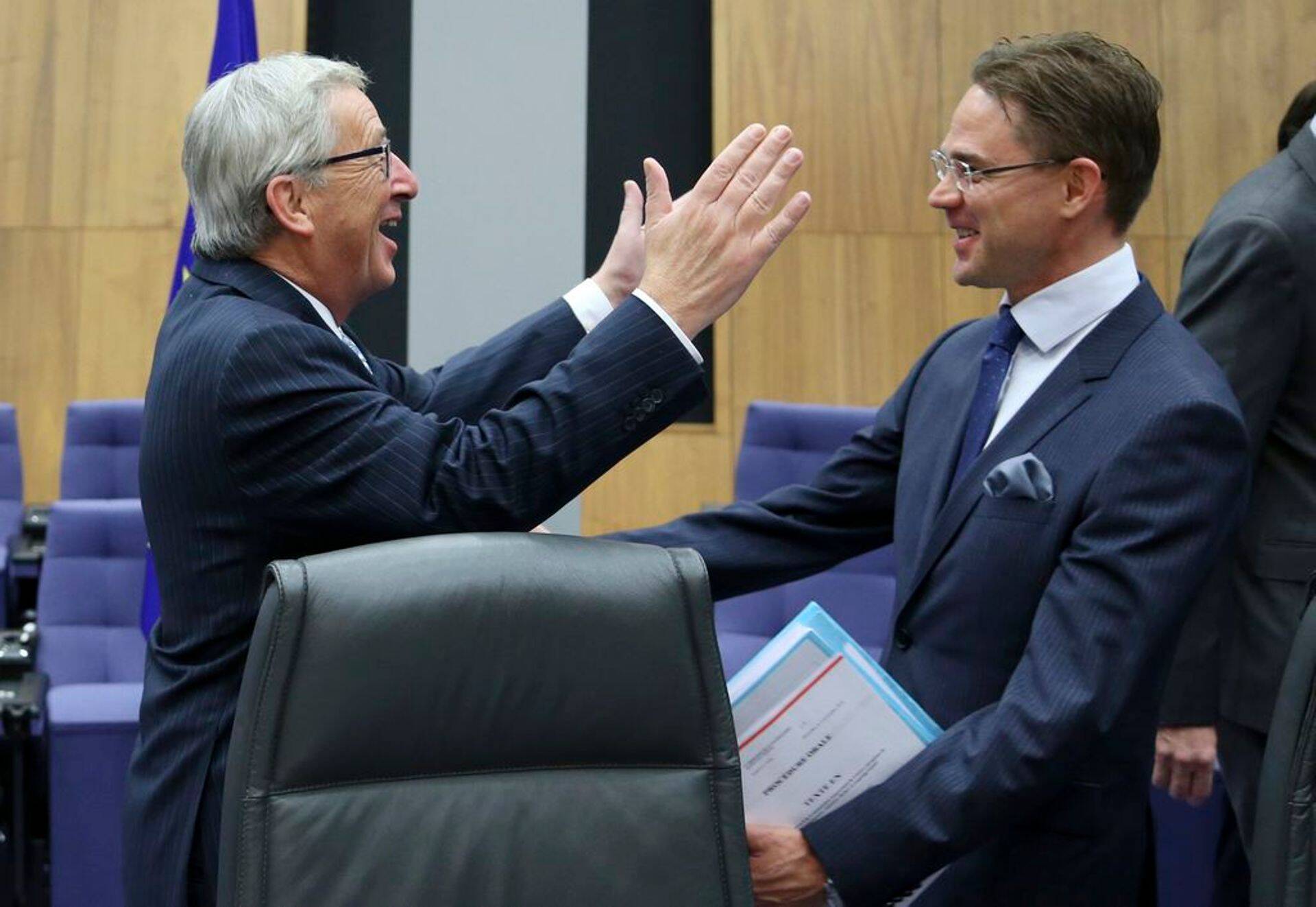 Euroopa Komisjoni president Jean-Claude Juncker ja asepresident Jyrki Katainen.