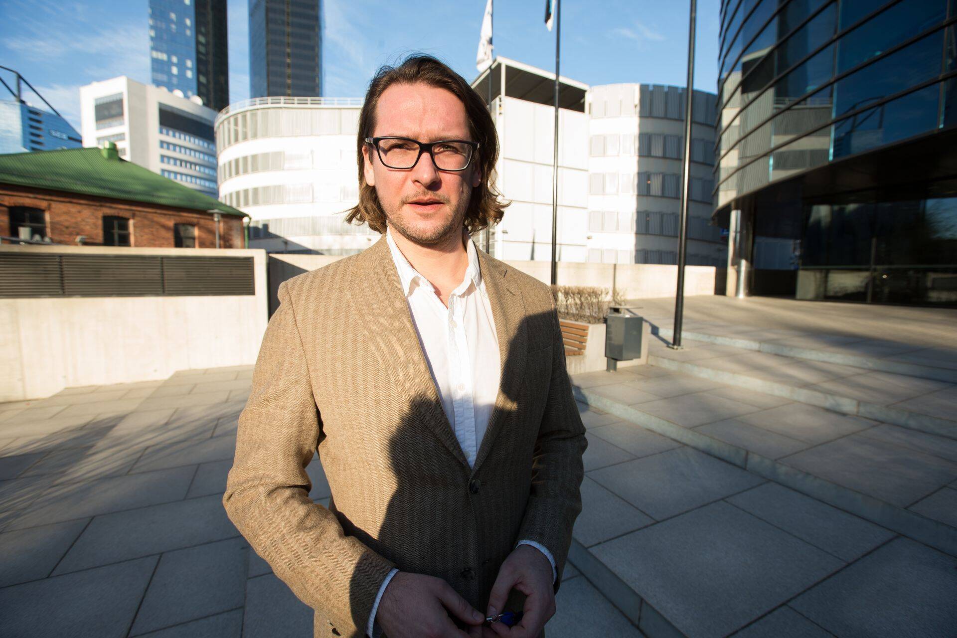 Nordea töötaja ja ametiühingute usaldusisik Hannes Veskimäe veab Nordeaga vägikaigast.