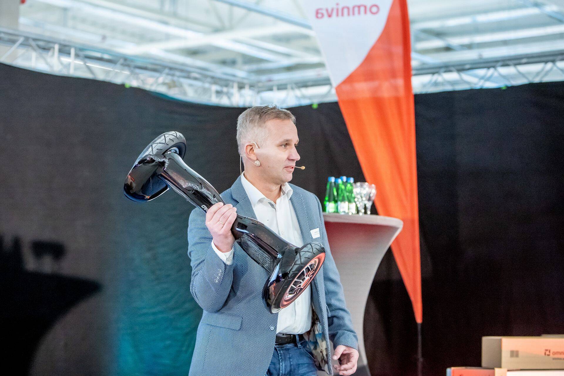 Cleveroni juht Arno Kütt Logistika aastakonverentsil.