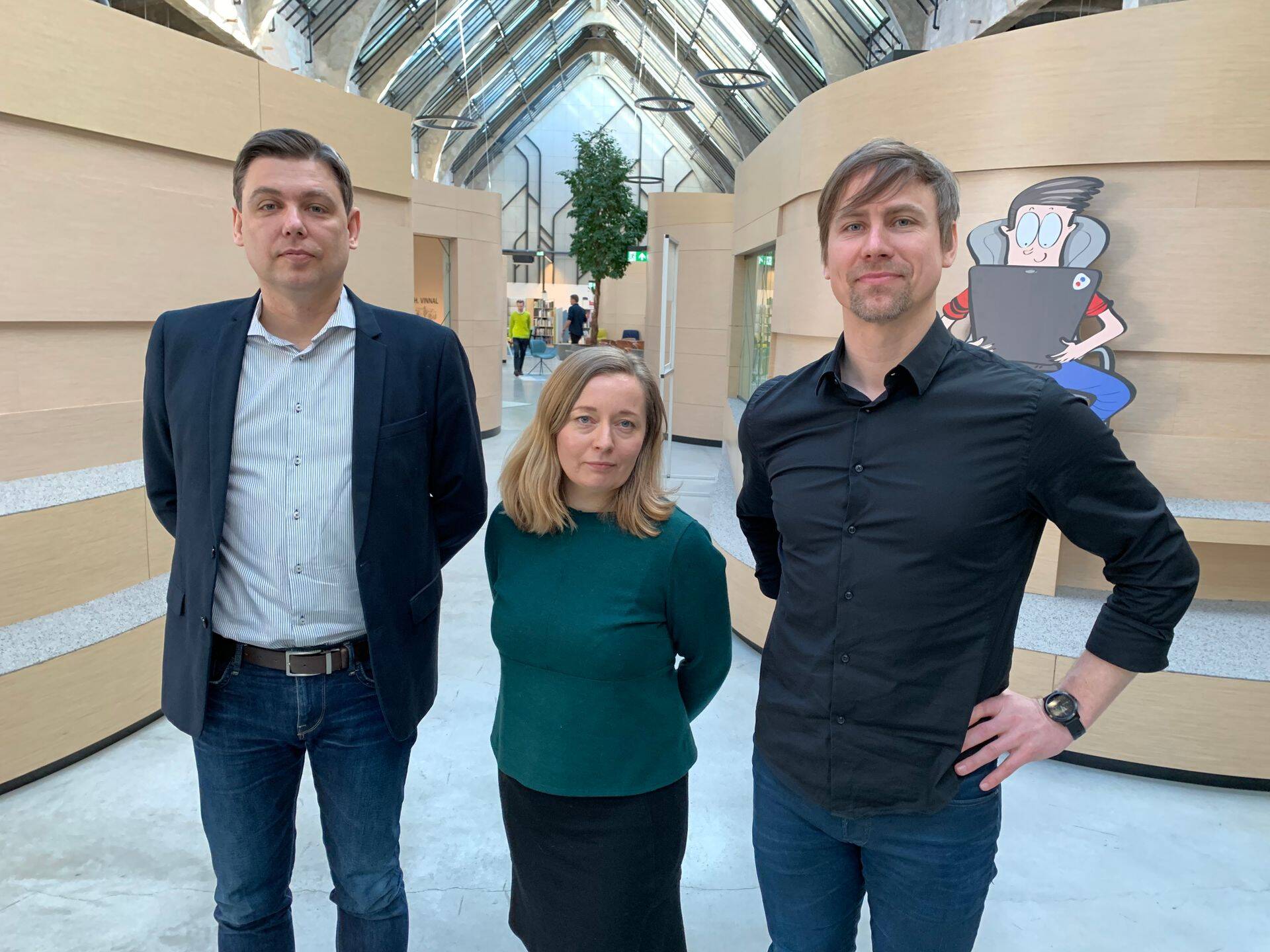 Saates on külas Tõnu Väät (e-kaubanduse liidu tegevjuht), Katrin Peskov-Kähkönen (Fondia vanem õigusnõunik) ja Endro Roosimäe (DHL Express e-kaubanduse valdkonna spetsialist).