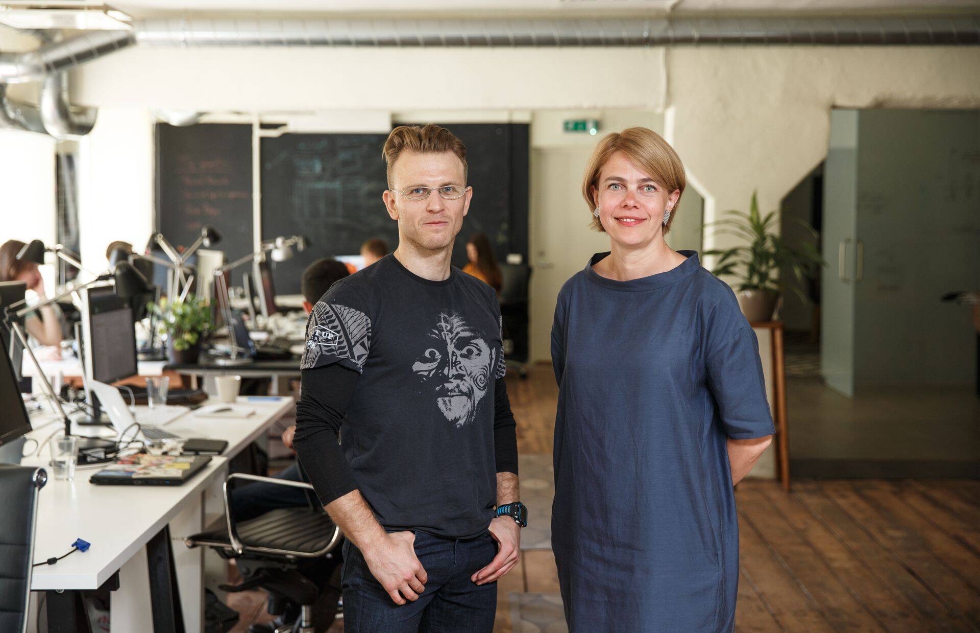 Funderbeami kaasasutajad Urmas Peiker ja Kaidi Ruusalepp.