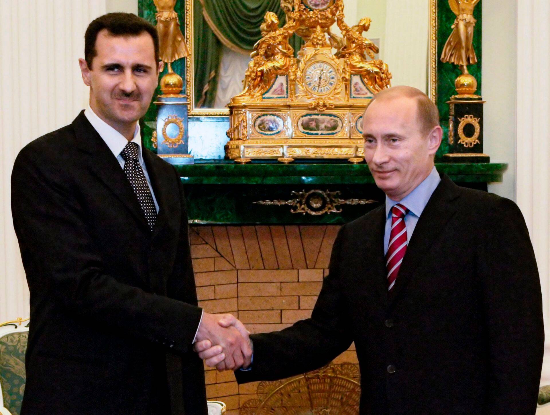 Süüria president Bashar al-Asad ja Venemaa liider Vladimir Putin.