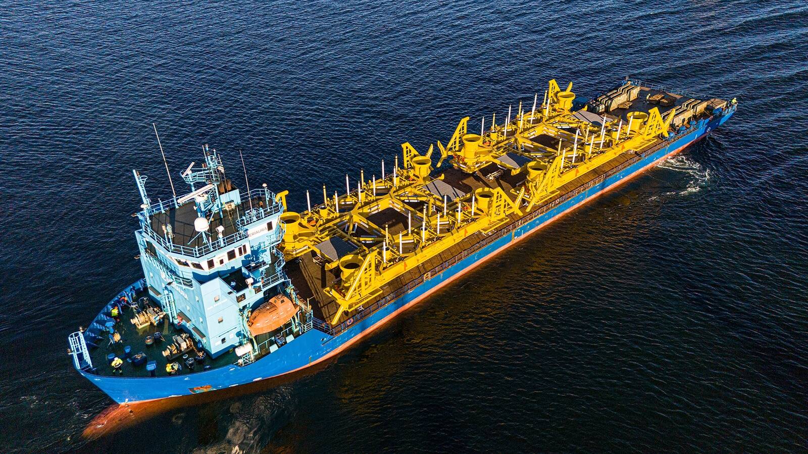 Laev BLRTs valmistatud moodulitega.